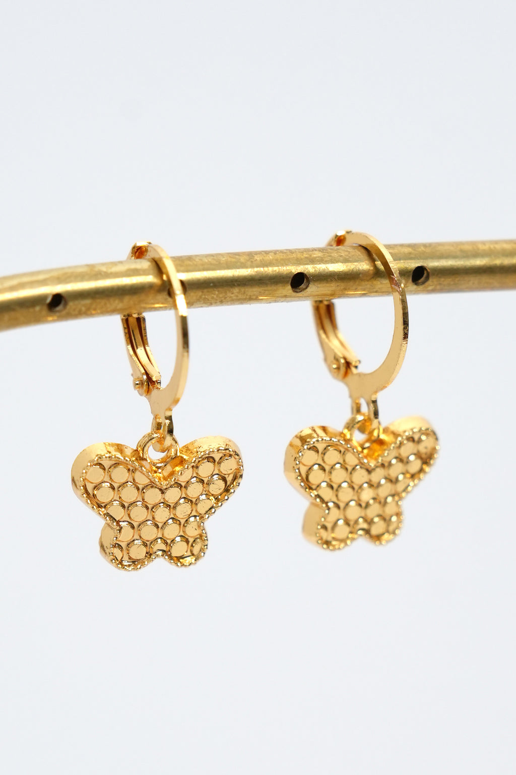 Altın Uçuş 22K Altın Kaplama Küpe