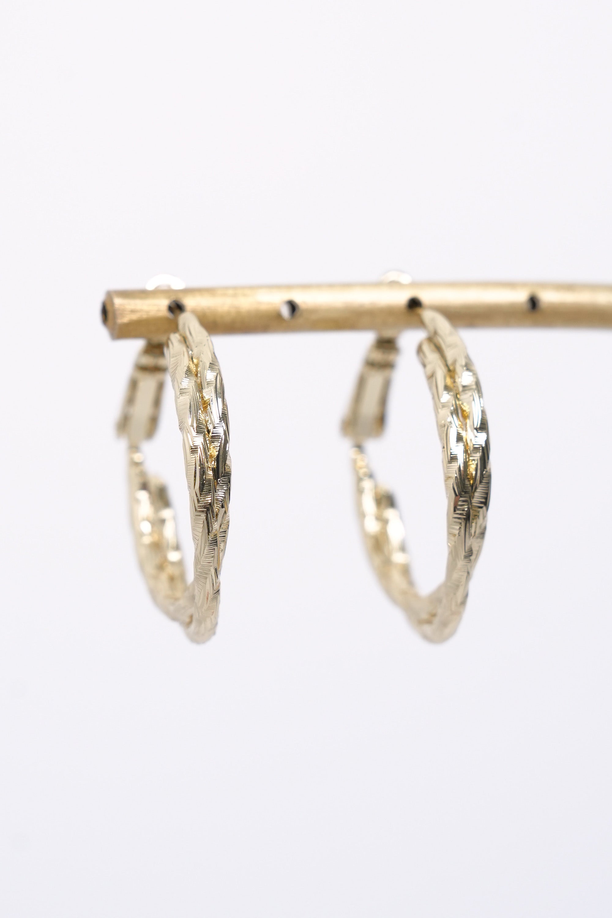 Kılçık Doku Halka Xuping Rodyum Küpe