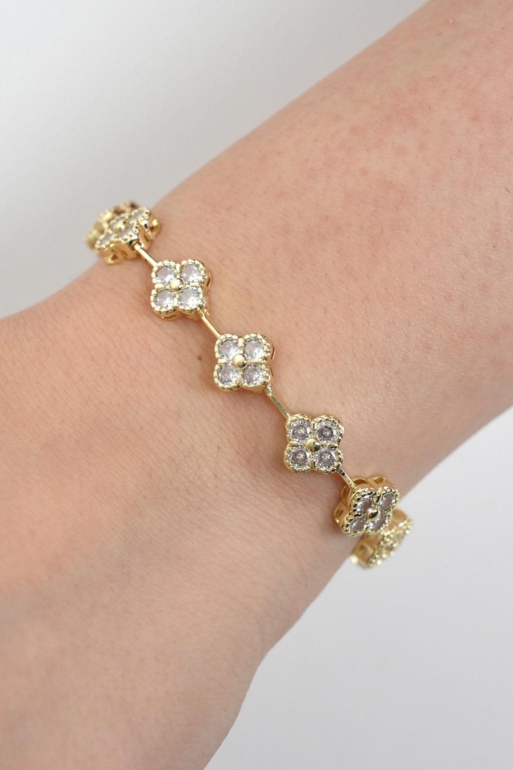 Işık Yoncası 14K Vip Bileklik