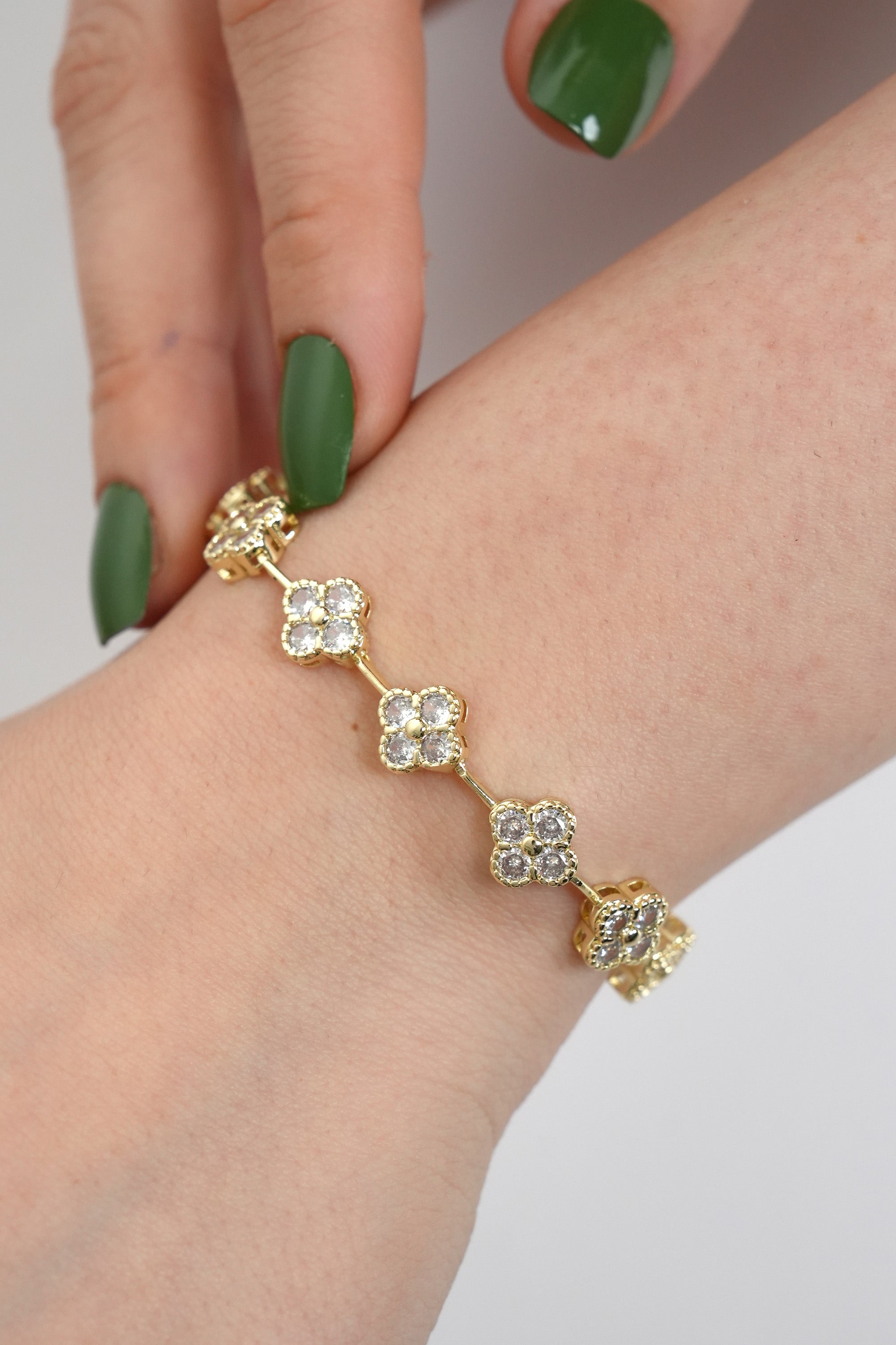 Işık Yoncası 14K Vip Bileklik