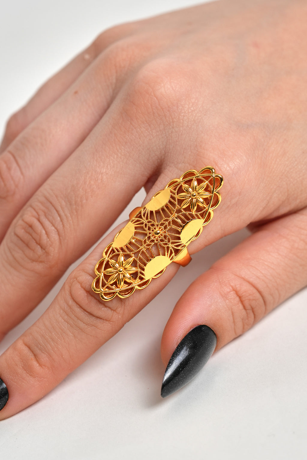 Hanedan Danteli 22K Altın Kaplama Yüzük