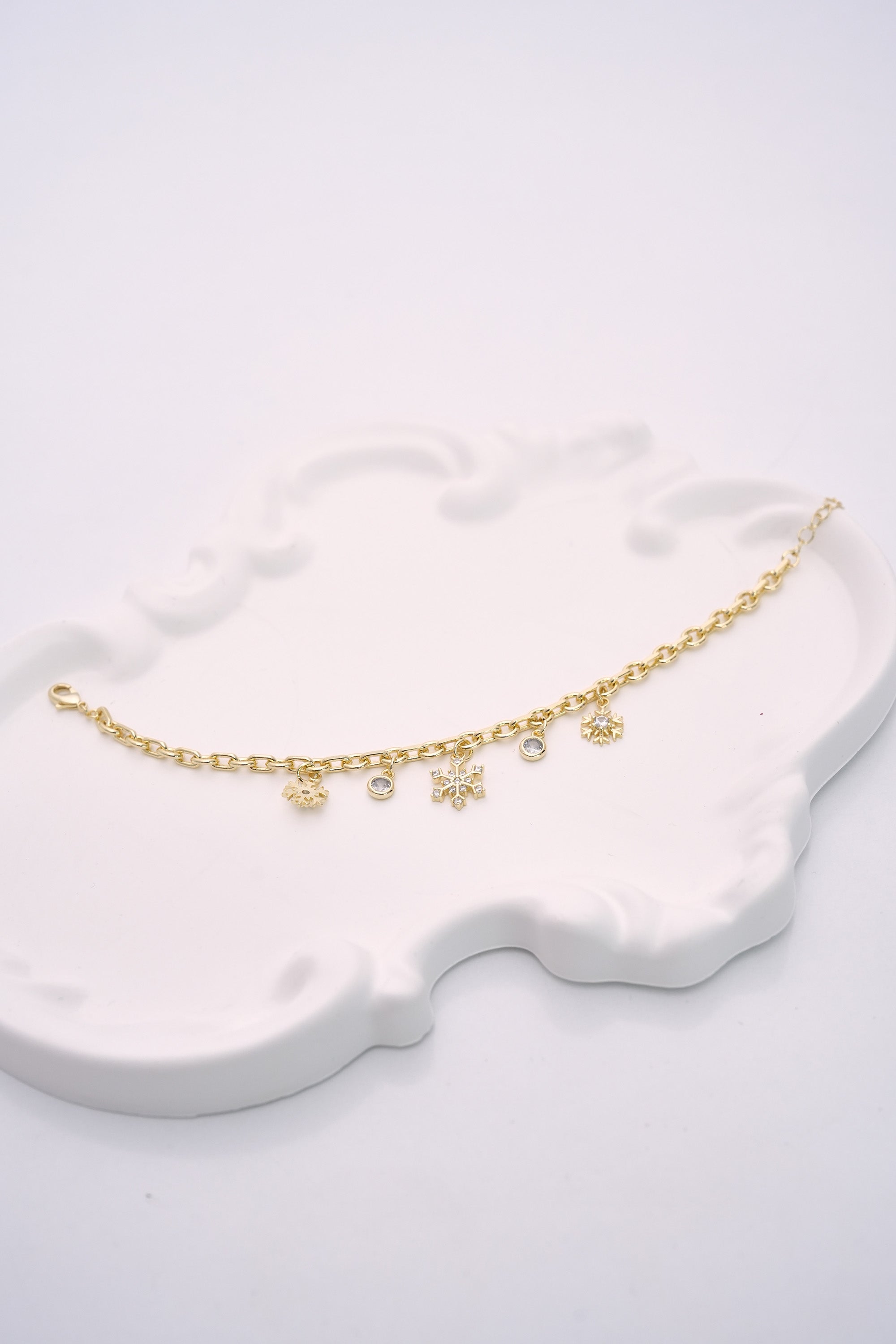 Kutup Işığı 14K Altın Kaplama Luxe Bileklik