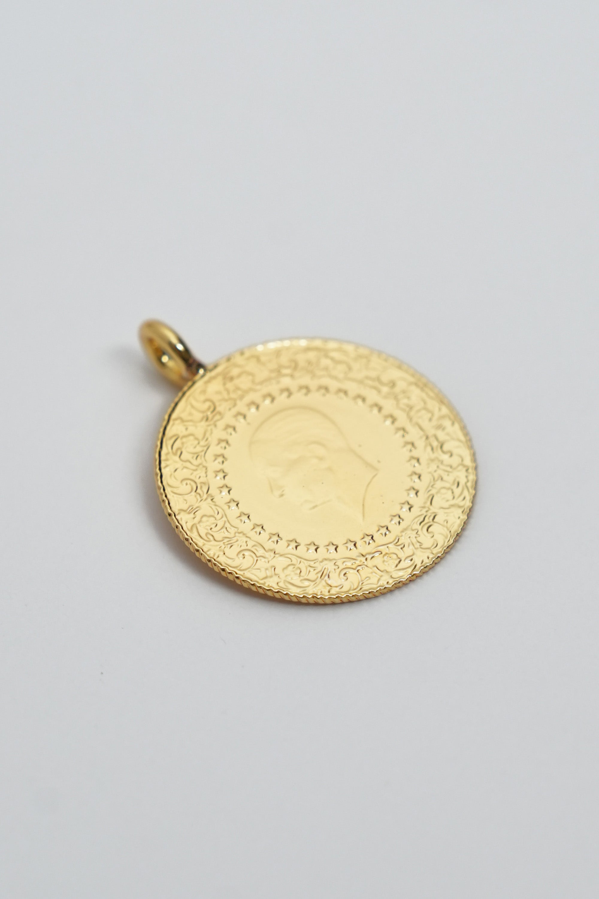 22K Altın Kaplama Yarım Altın