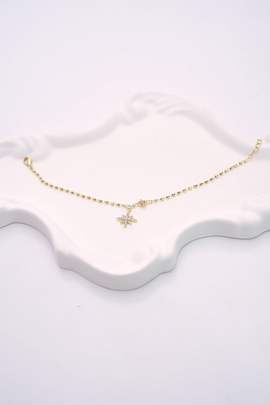 Gece Rehberi 14K Altın Kaplama Luxe Bileklik