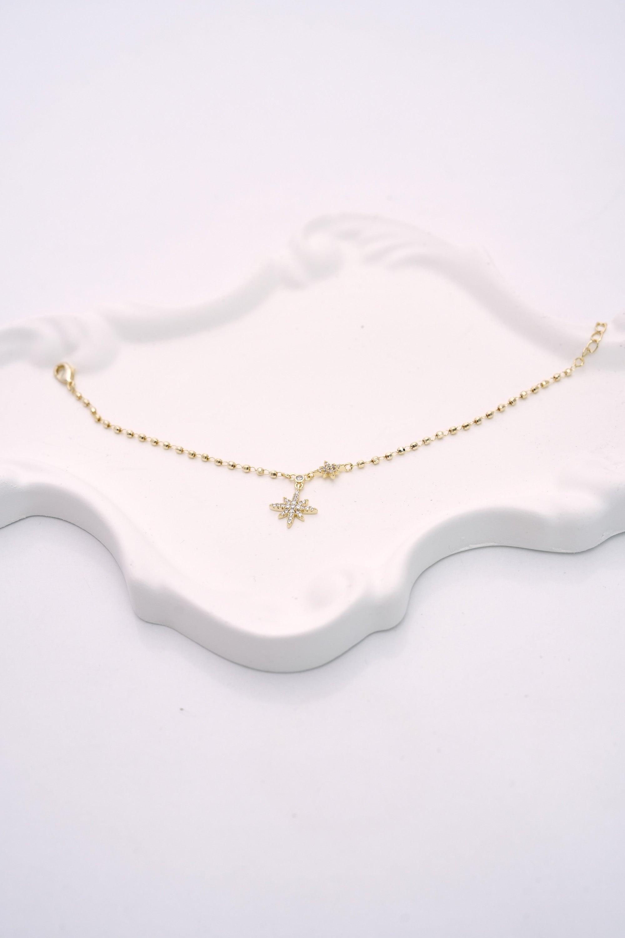 Gece Rehberi 14K Altın Kaplama Luxe Bileklik