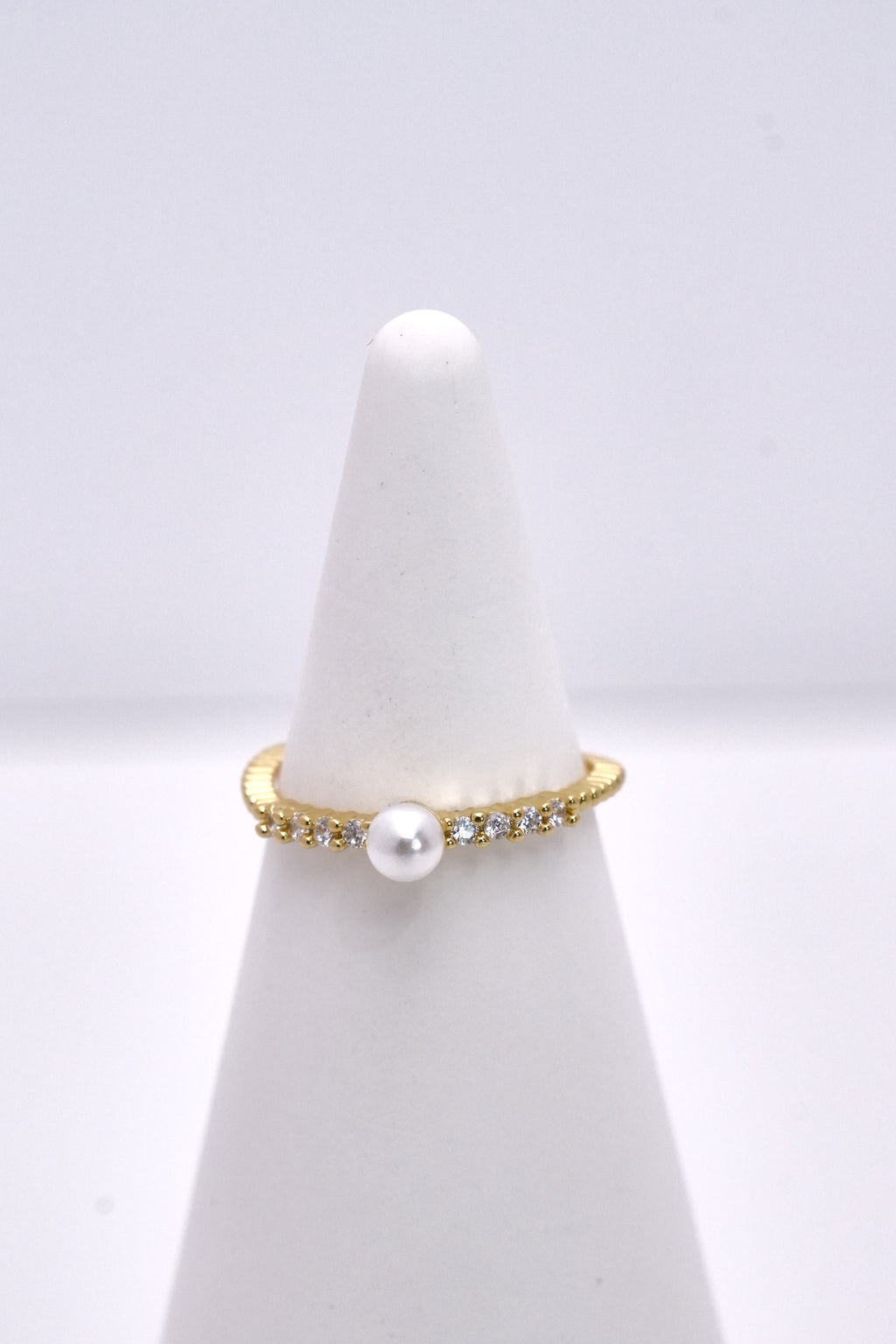 İnci Odağı Eklem Stainless Yüzük