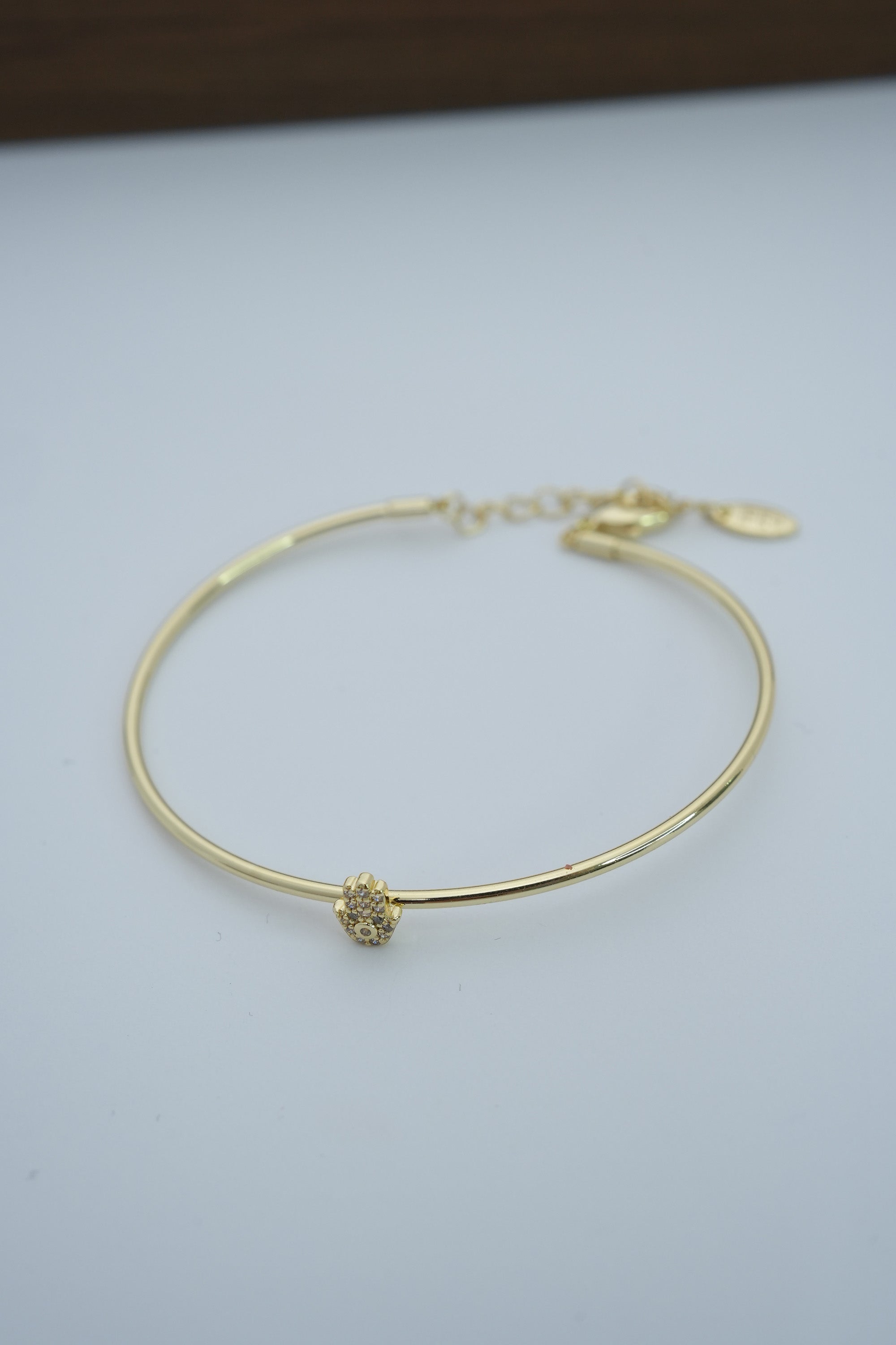 Fatma Eli Işıltısı 14K Altın Kaplama Luxe Bileklik