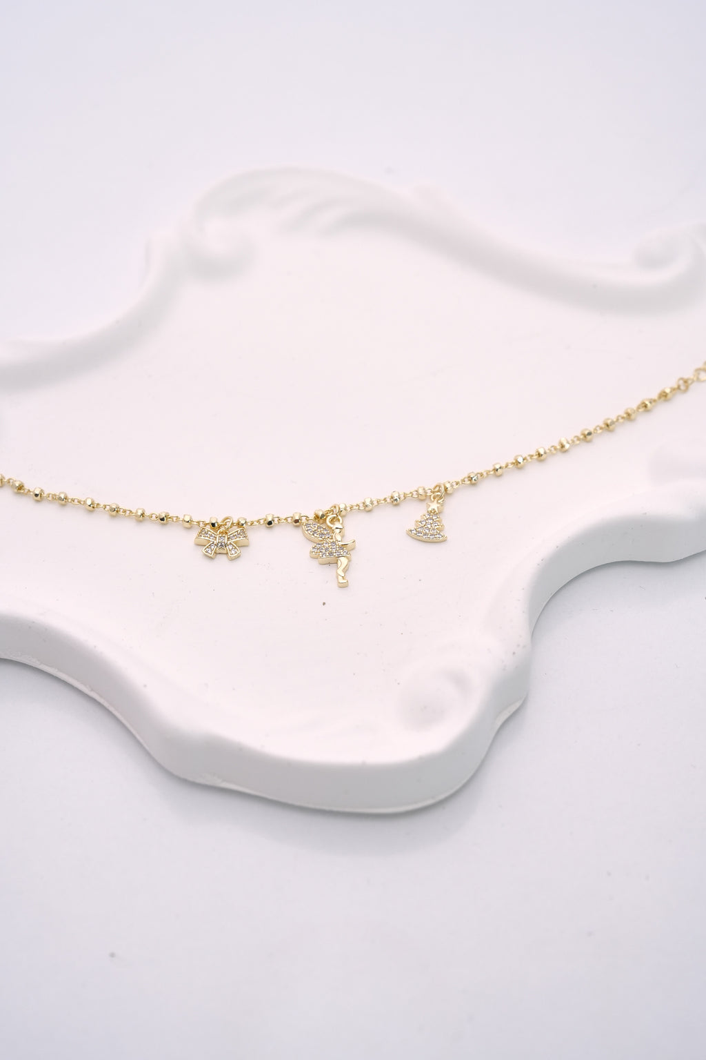 Melek Dileği 14K Altın Kaplama Luxe Bileklik