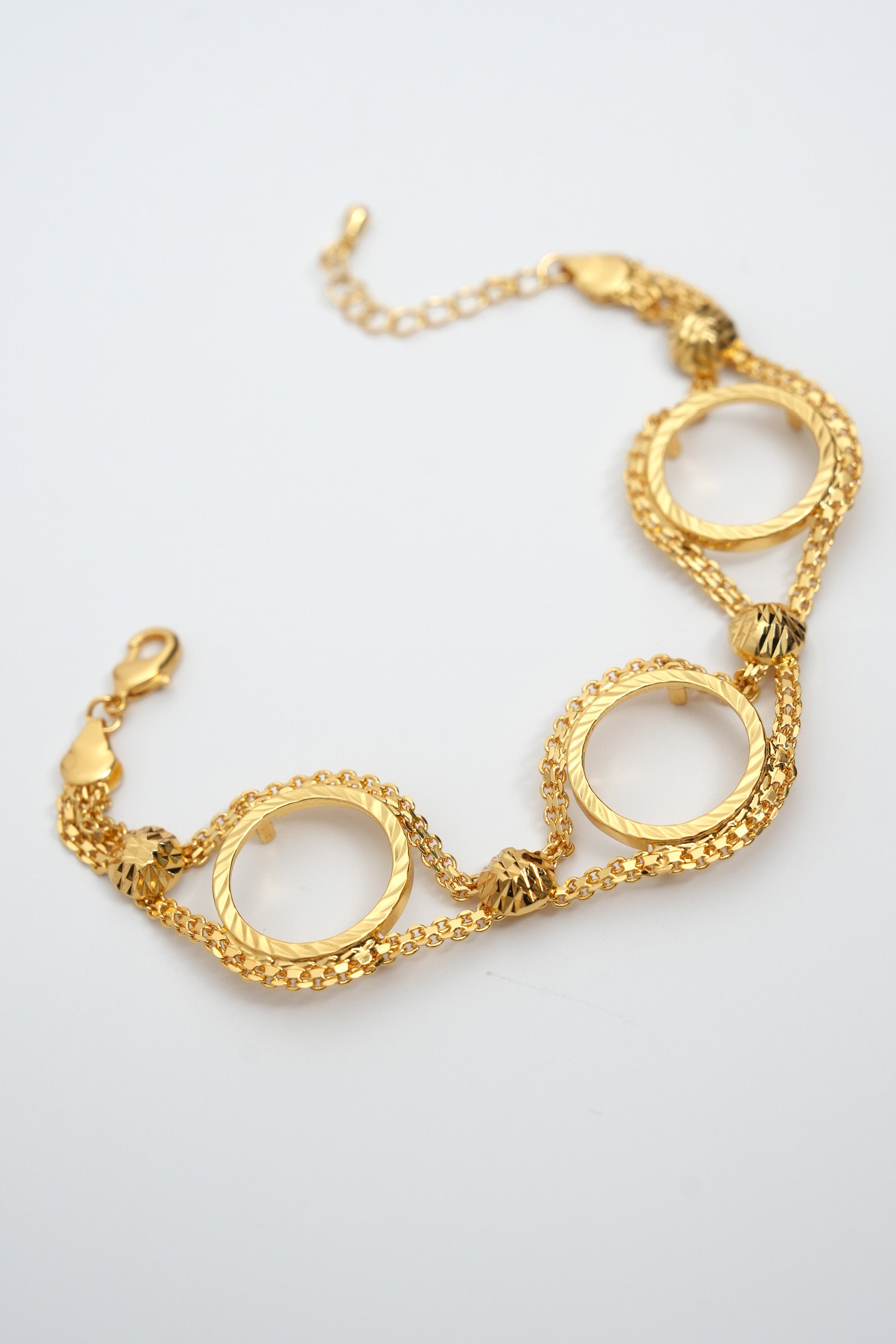 Altın Yörünge 22K Altın Kaplama Bileklik