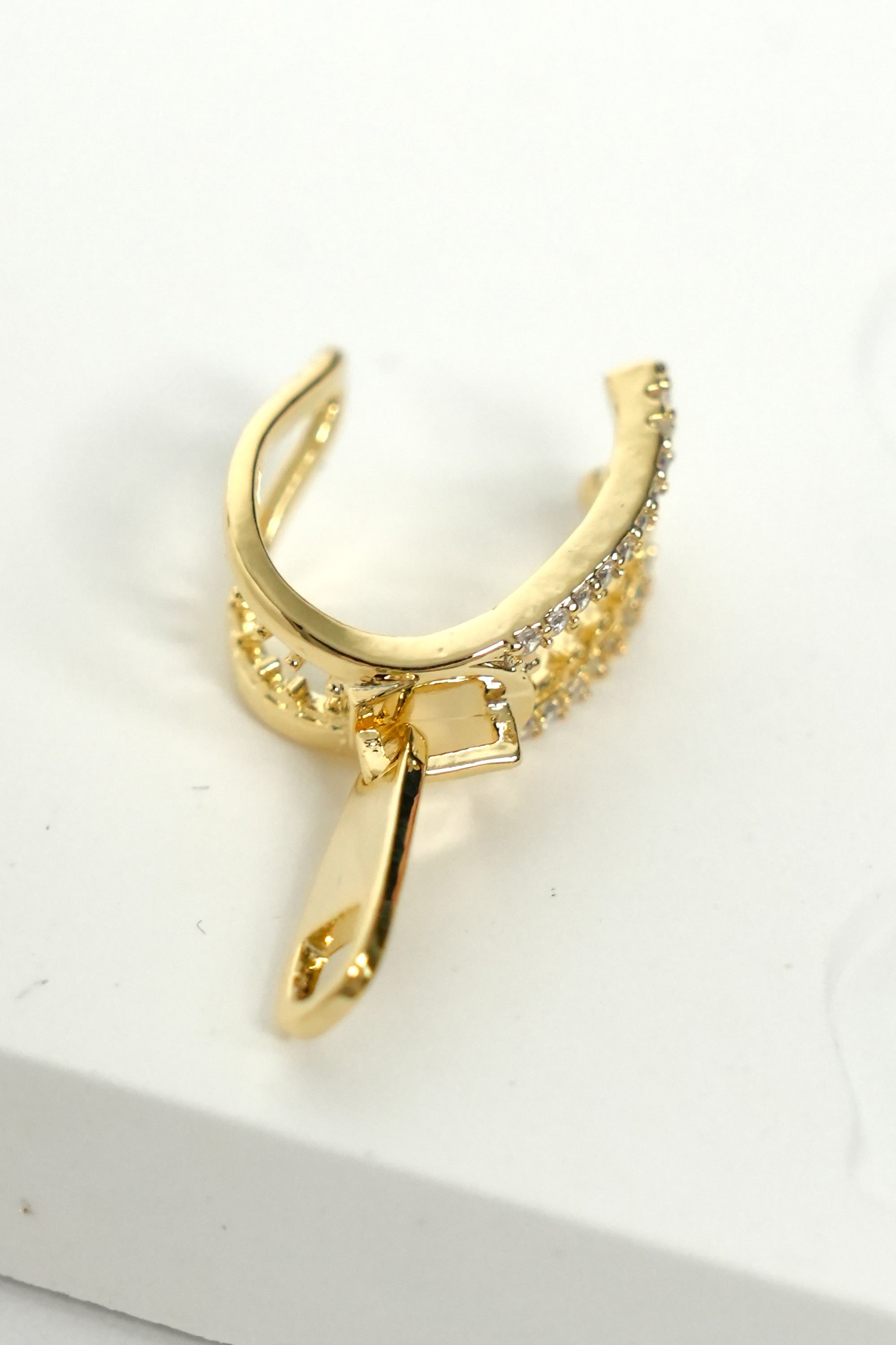 Zincir Işıltısı Ear CuffLuxe Küpe