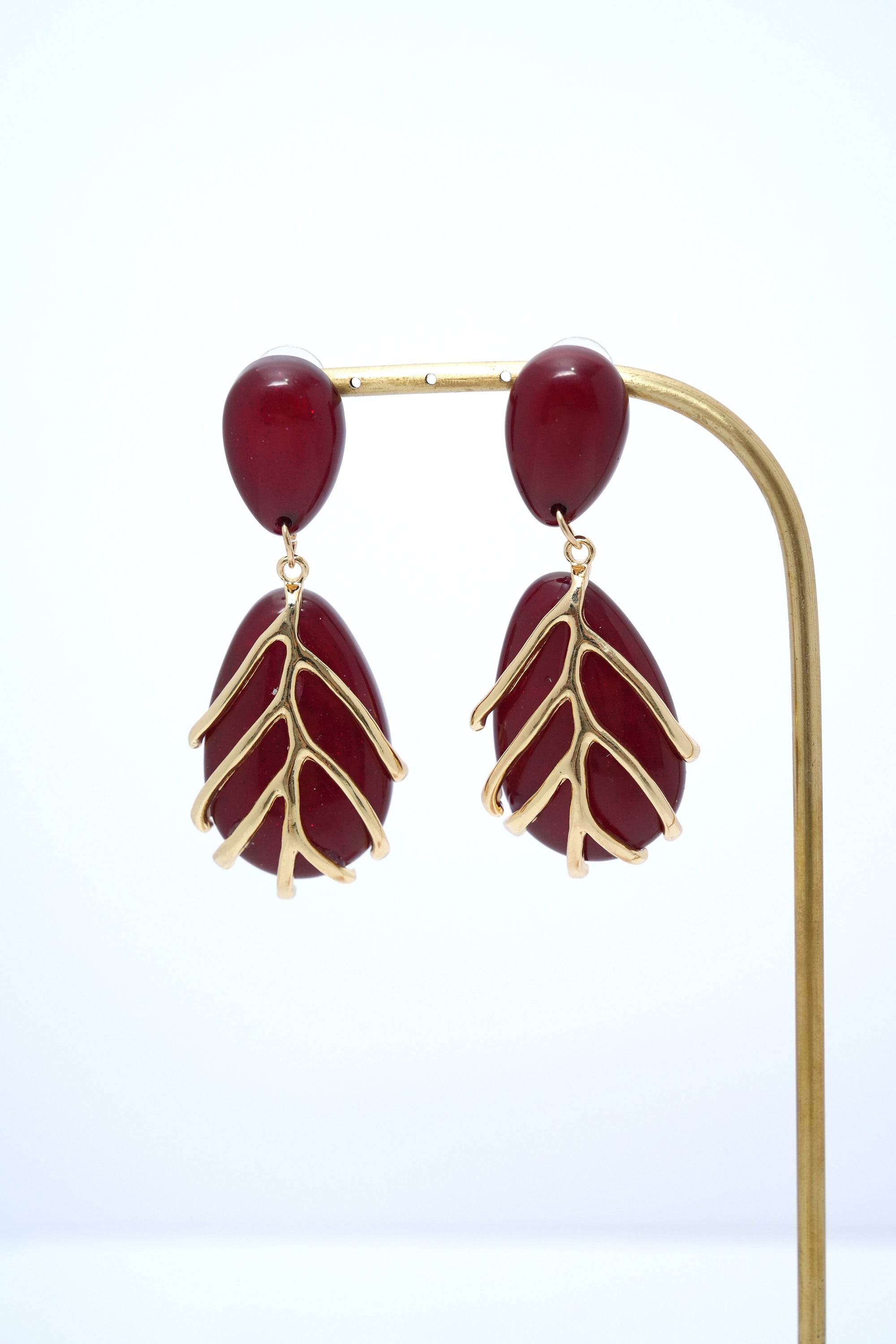 Yaprak Kalkanı ZR Model Küpe