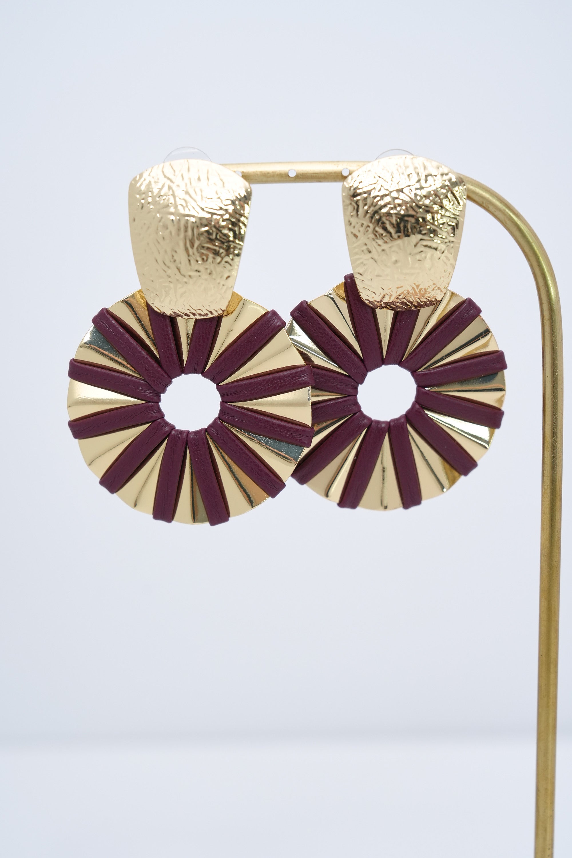 Güneş Çarkı ZR Model Küpe