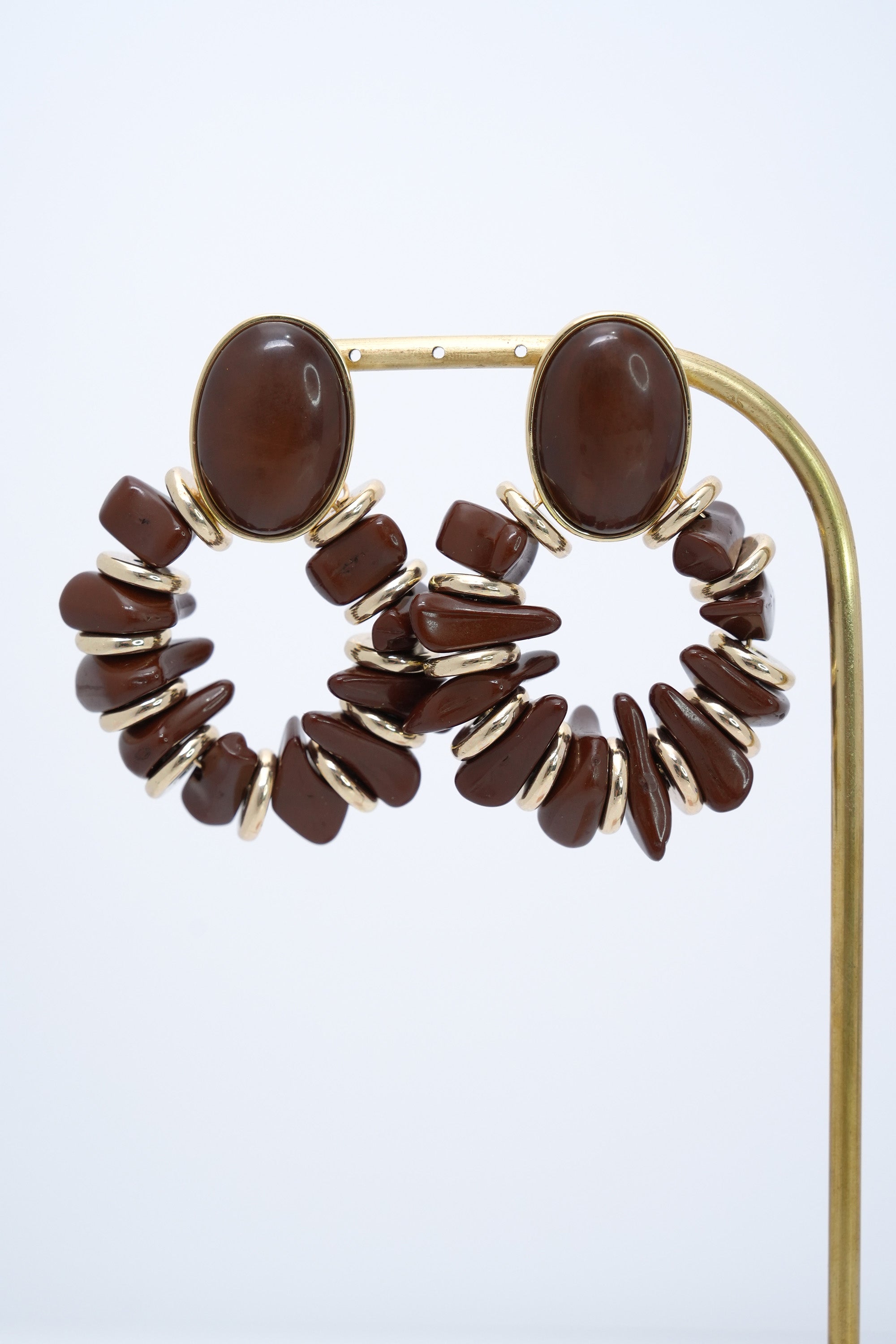 Çakıl Halkası ZR Model Küpe