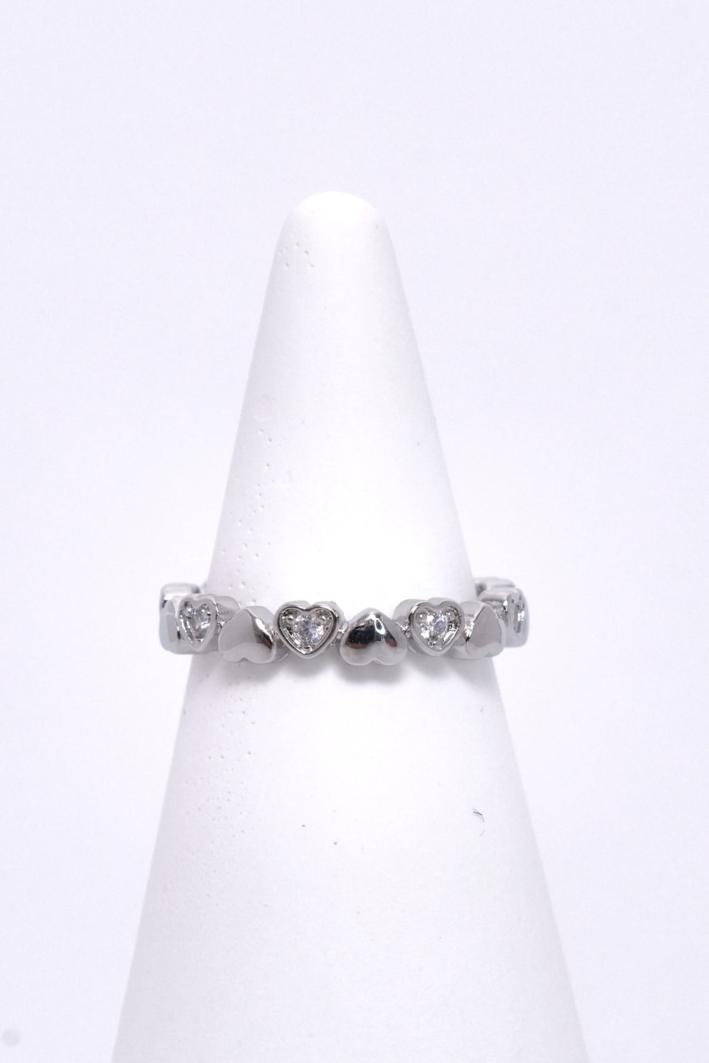 Kalp Piyano Eklem Stainless Yüzük