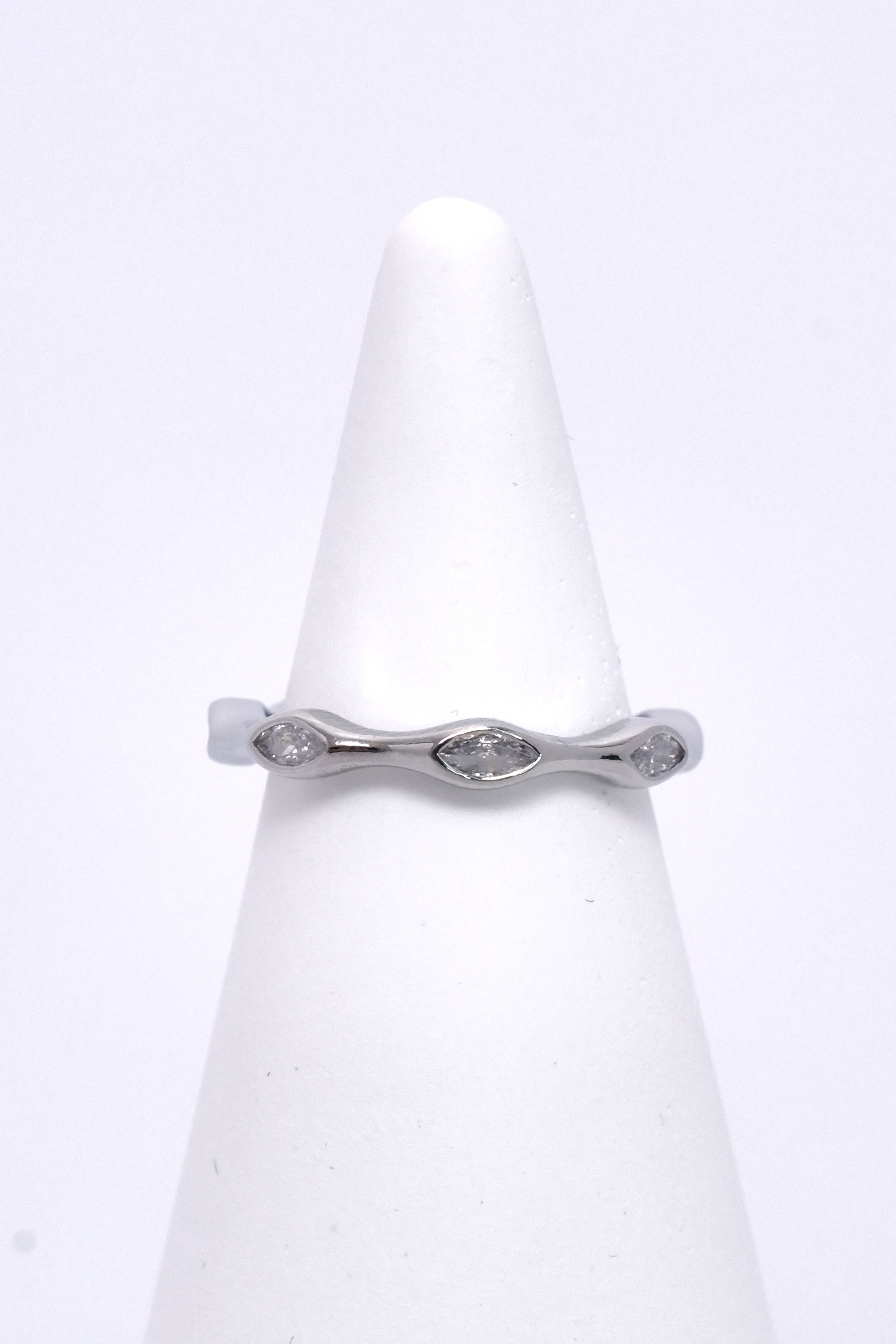 Yaprak Noktası Eklem Stainless Yüzük