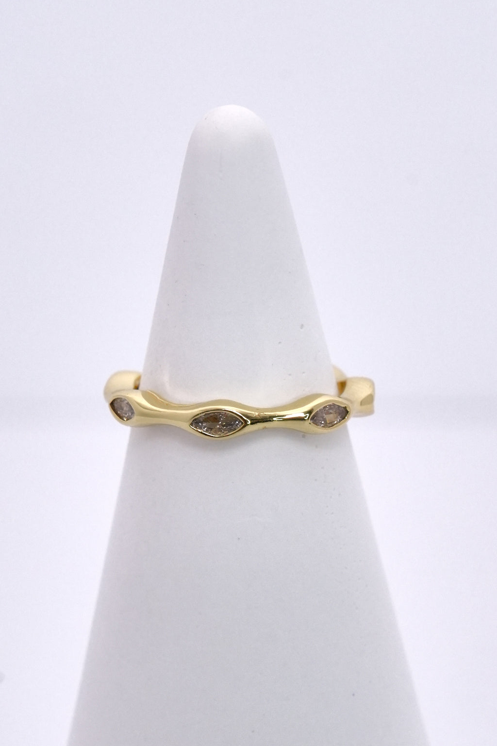 Yaprak Noktası Eklem Stainless Yüzük