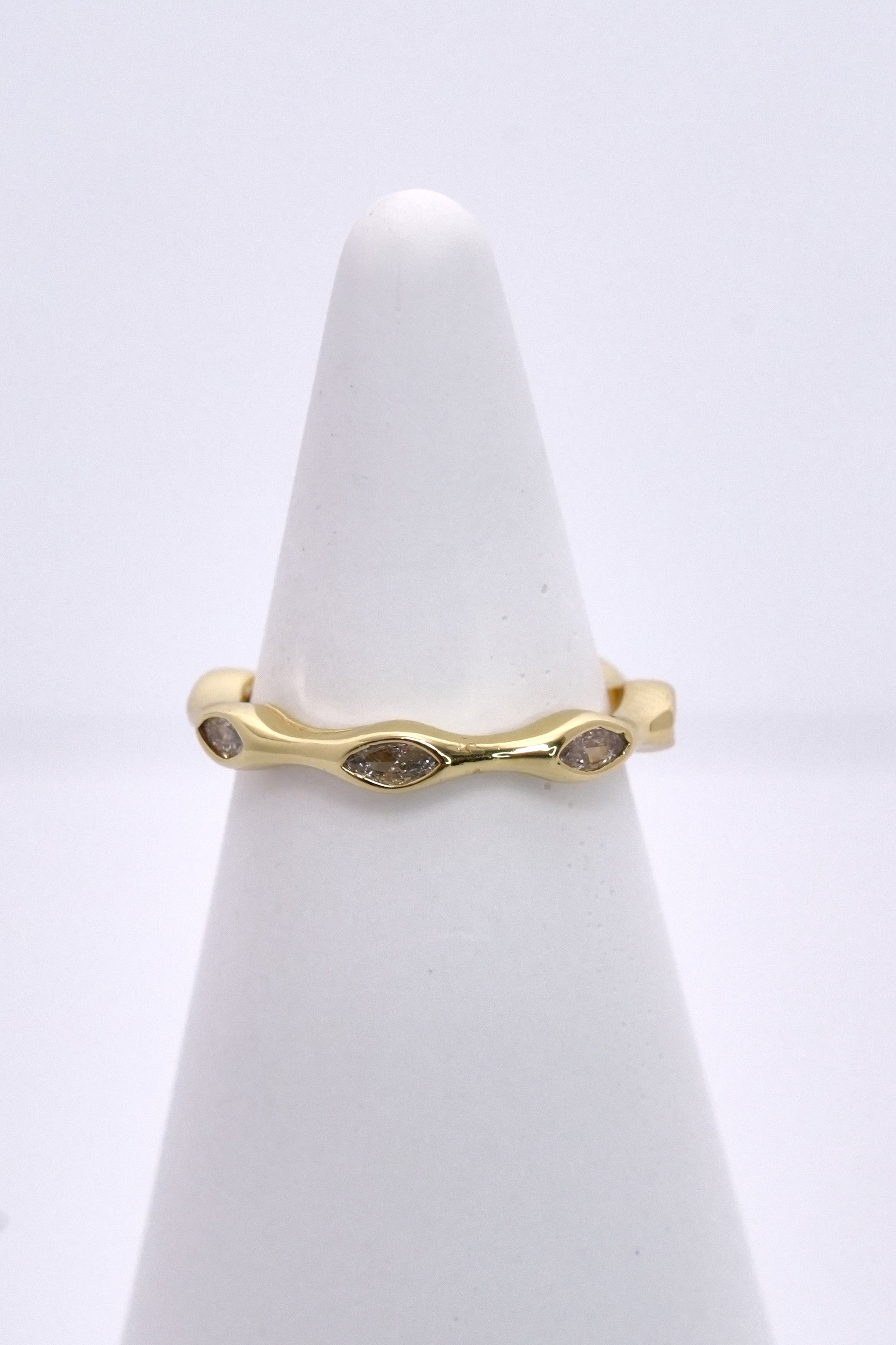 Yaprak Noktası Eklem Stainless Yüzük