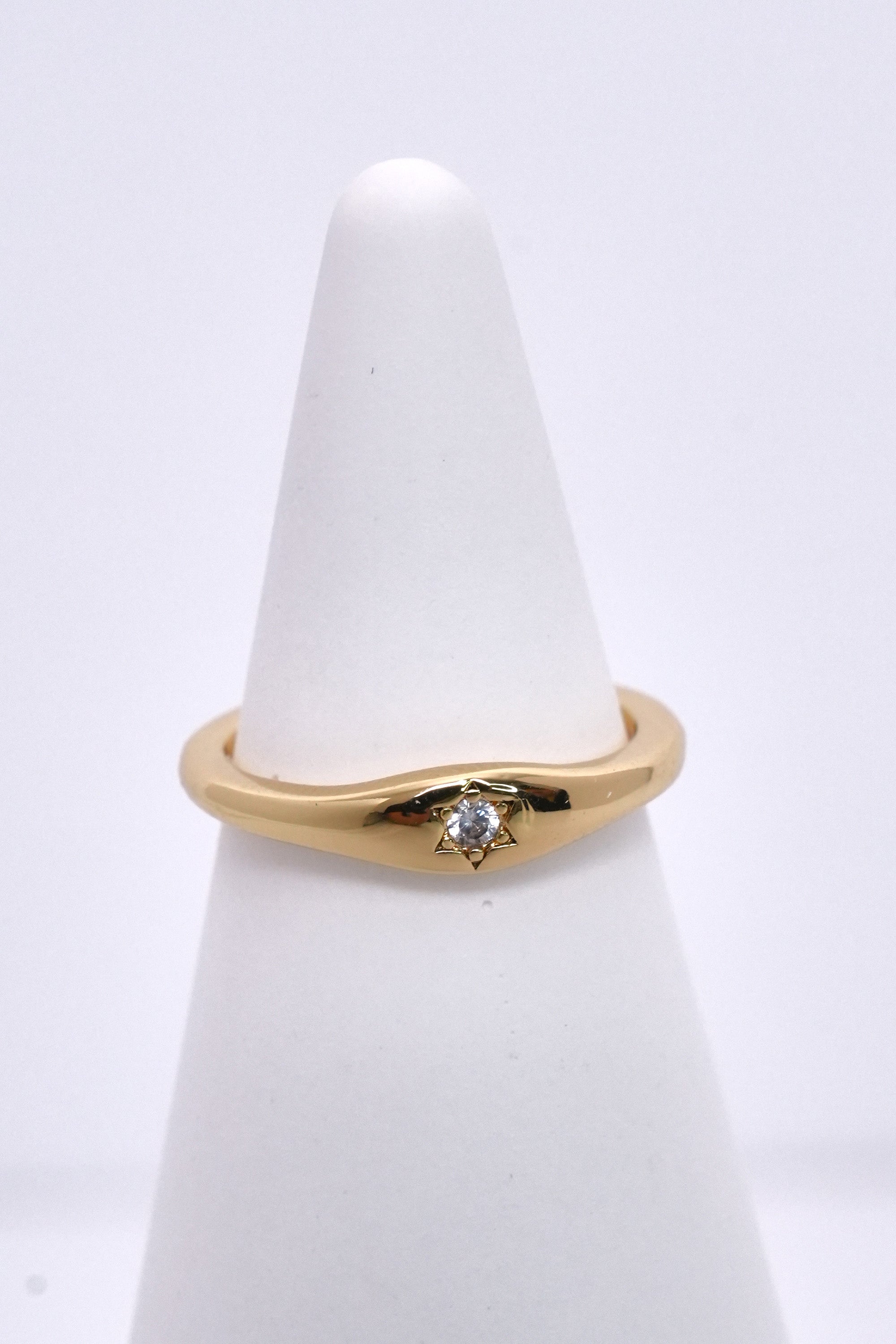 Parlak İz Eklem Stainless Yüzük