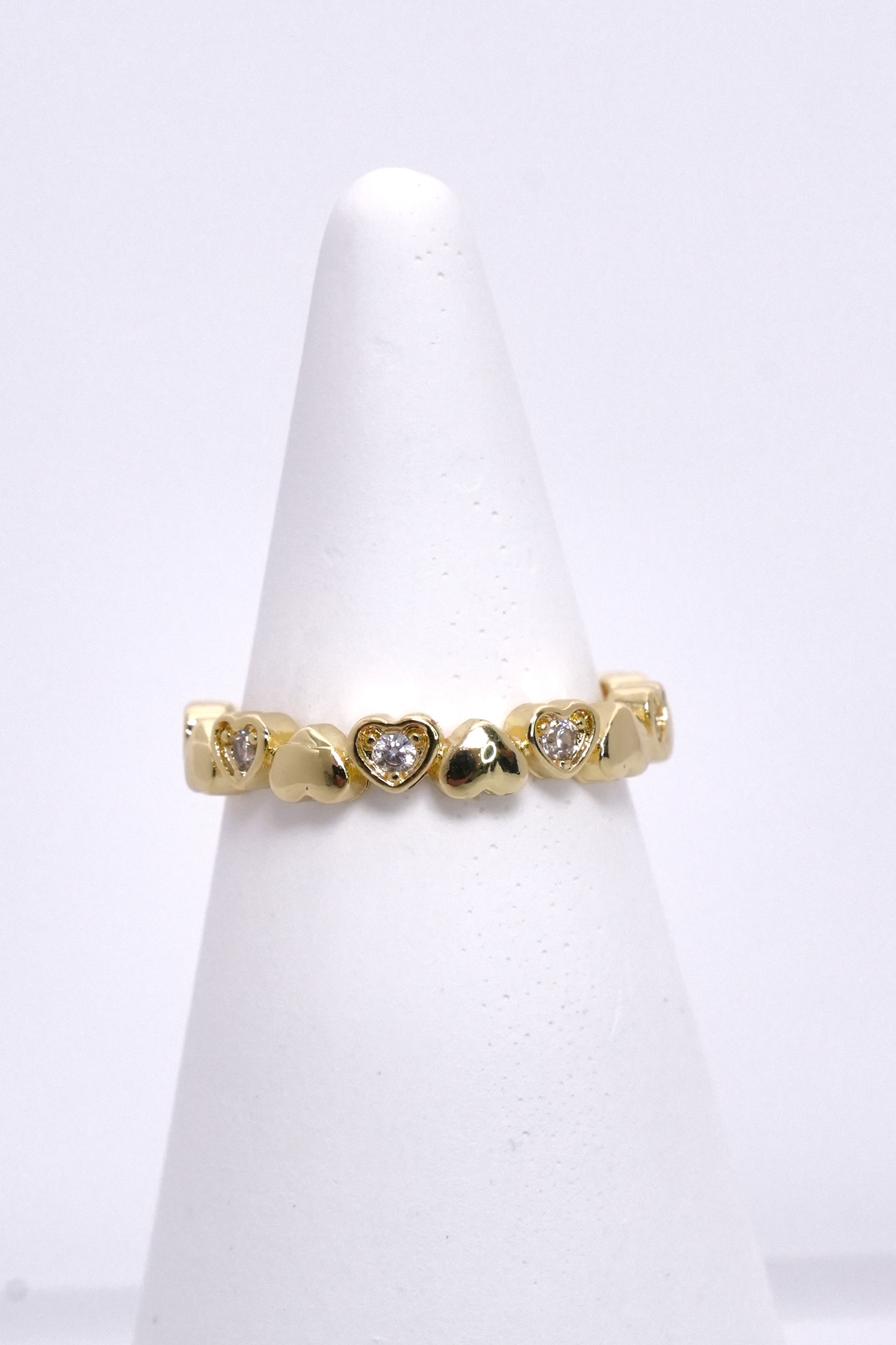 Kalp Piyano Eklem Stainless Yüzük