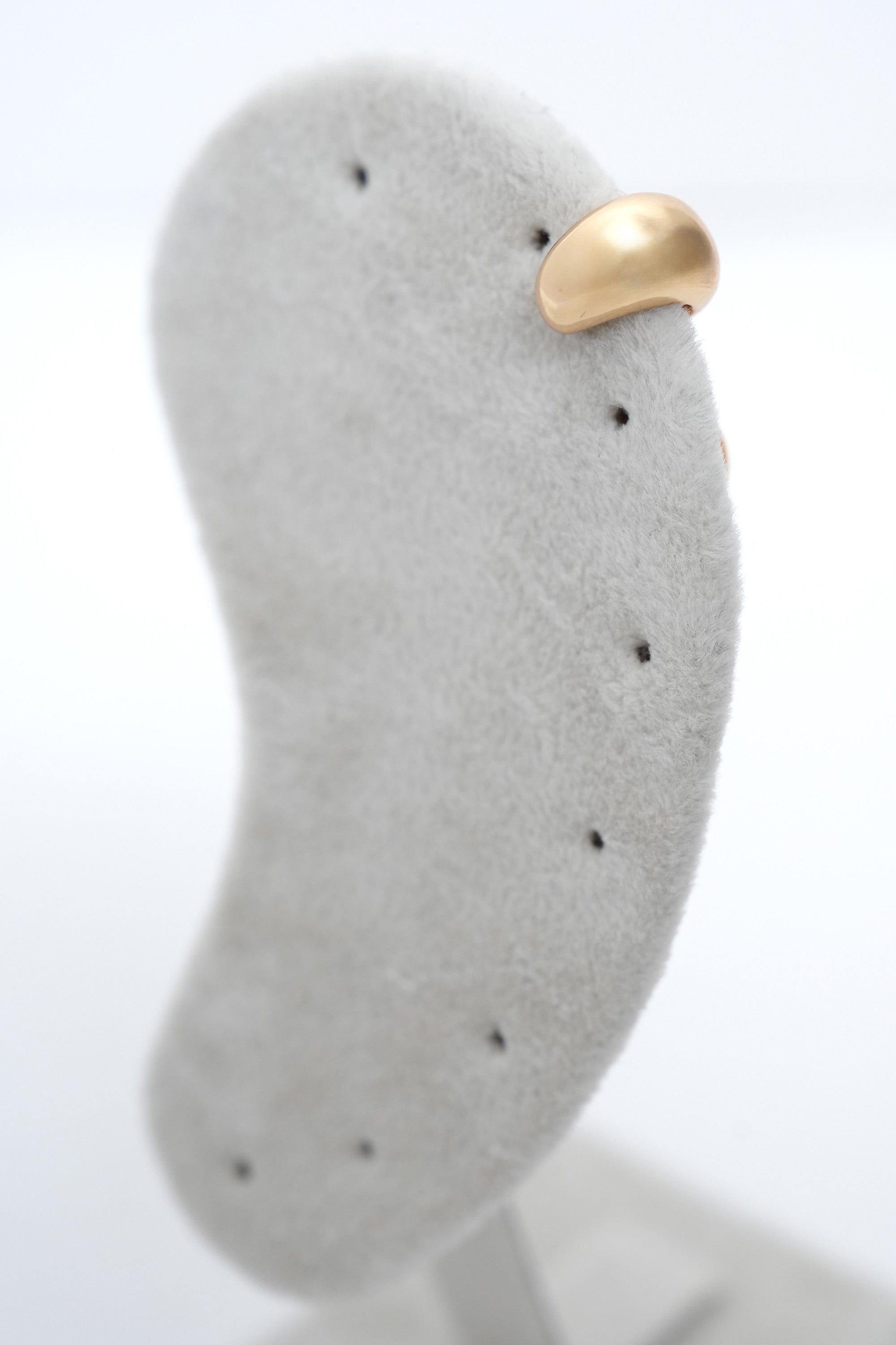 Altın Dolgun Kavis Ear Cuff Luxe Küpe