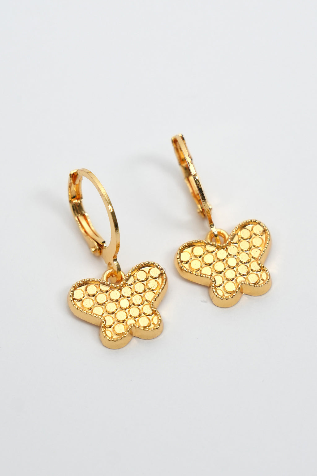 Altın Uçuş 22K Altın Kaplama Küpe