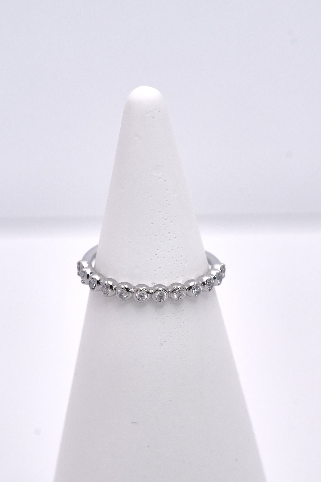 Kristal Eksen Eklem Stainless Yüzük