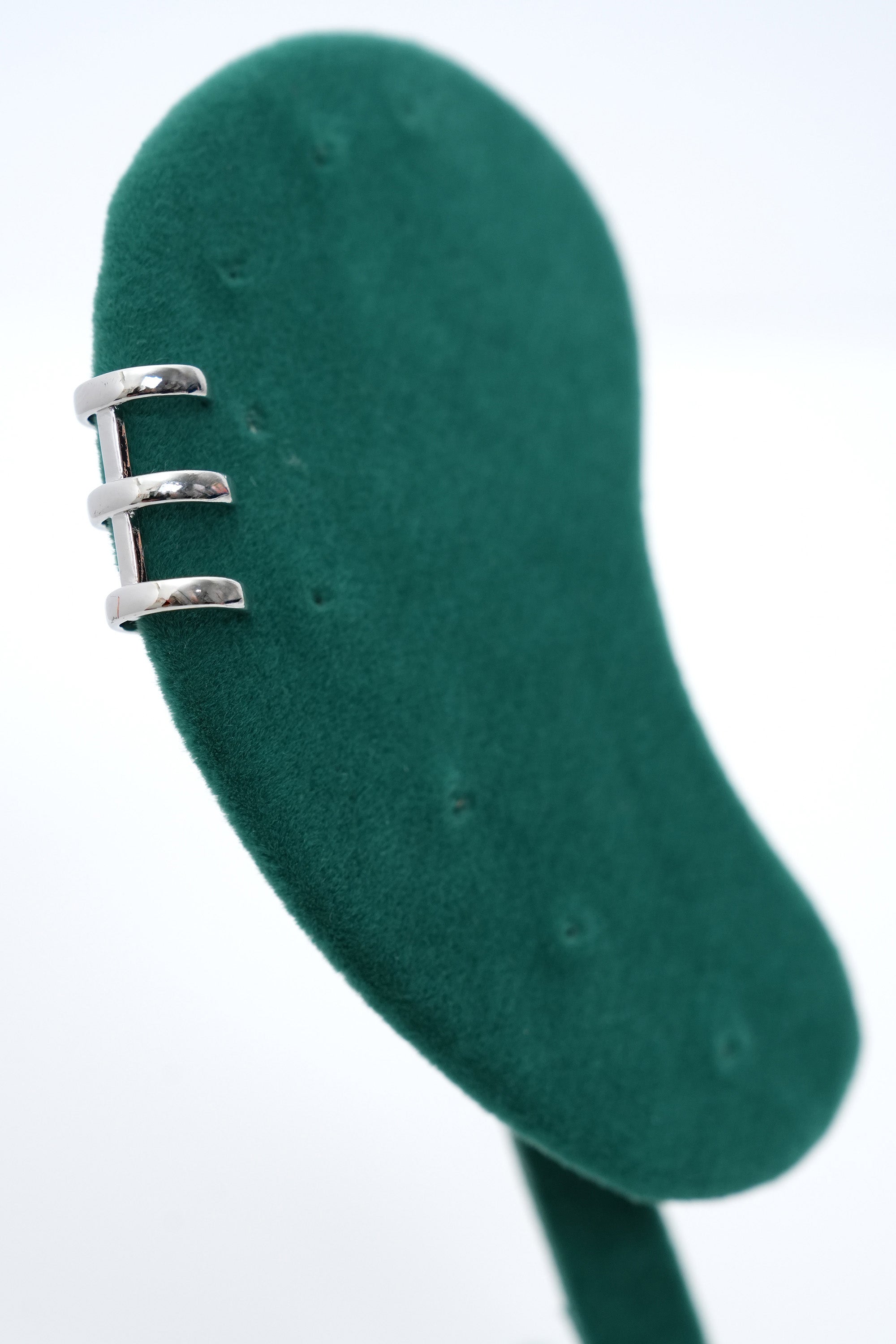 Altın Paralel Halka Ear Cuff Luxe Küpe