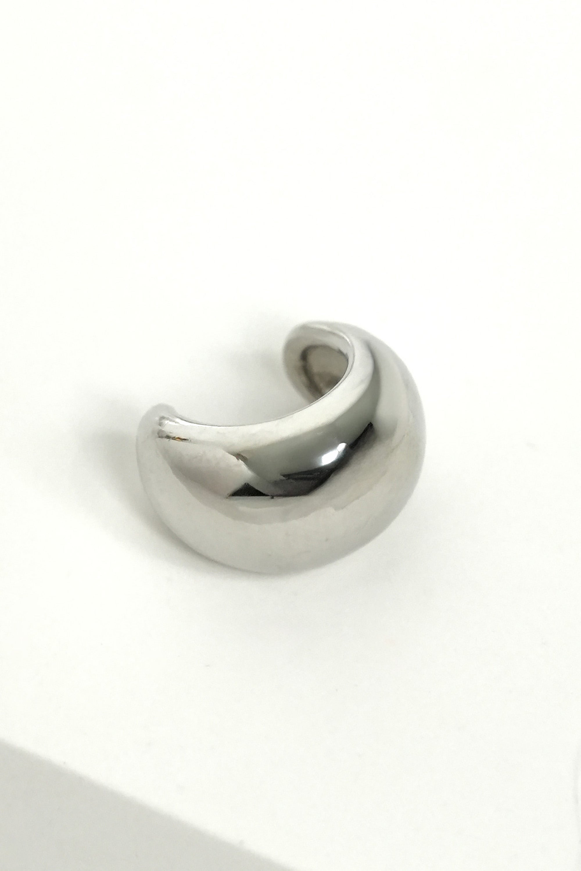 Altın Dolgun Kavis Ear Cuff Luxe Küpe