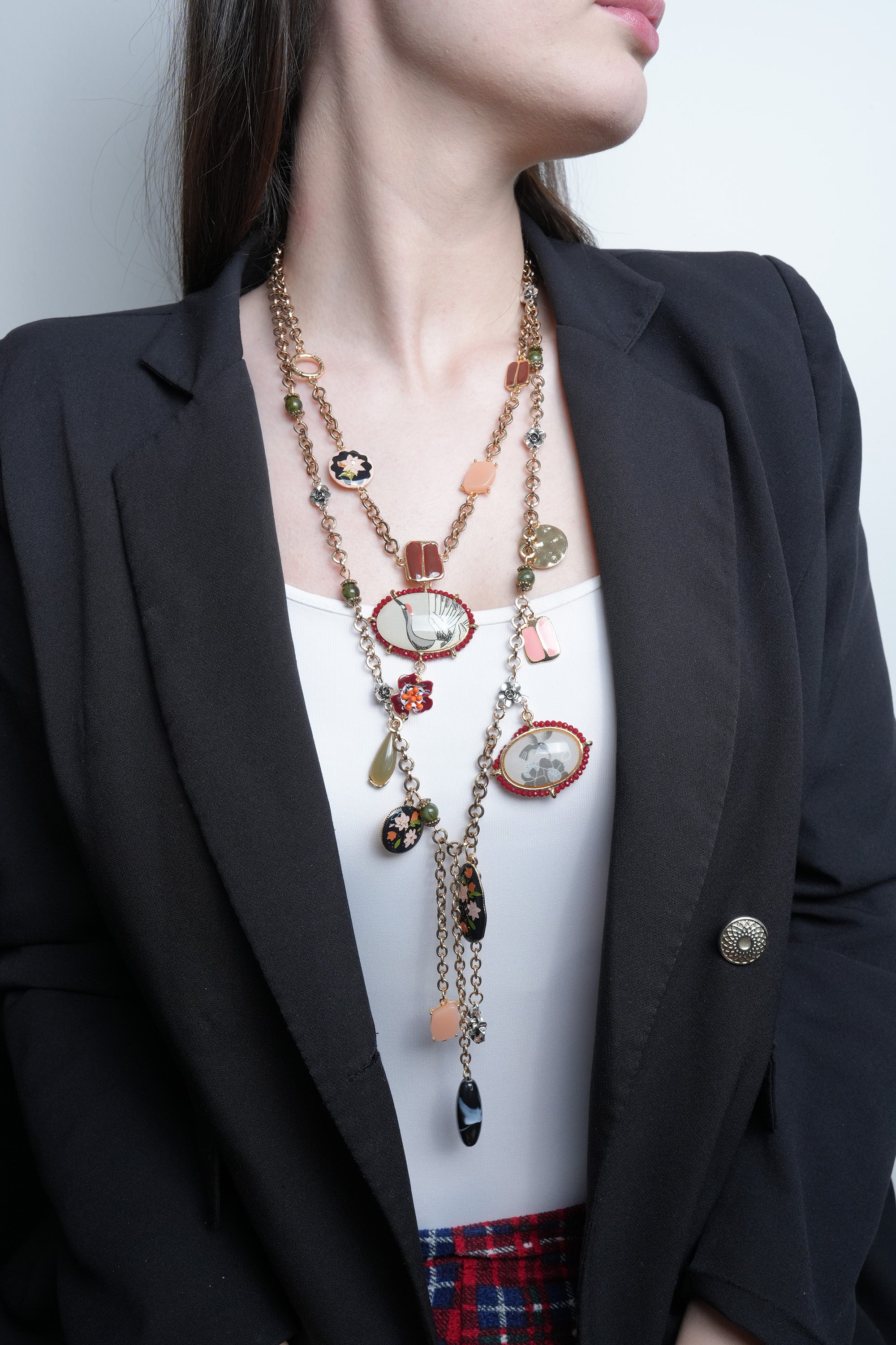 Renkli Anı ZR Model Kolye