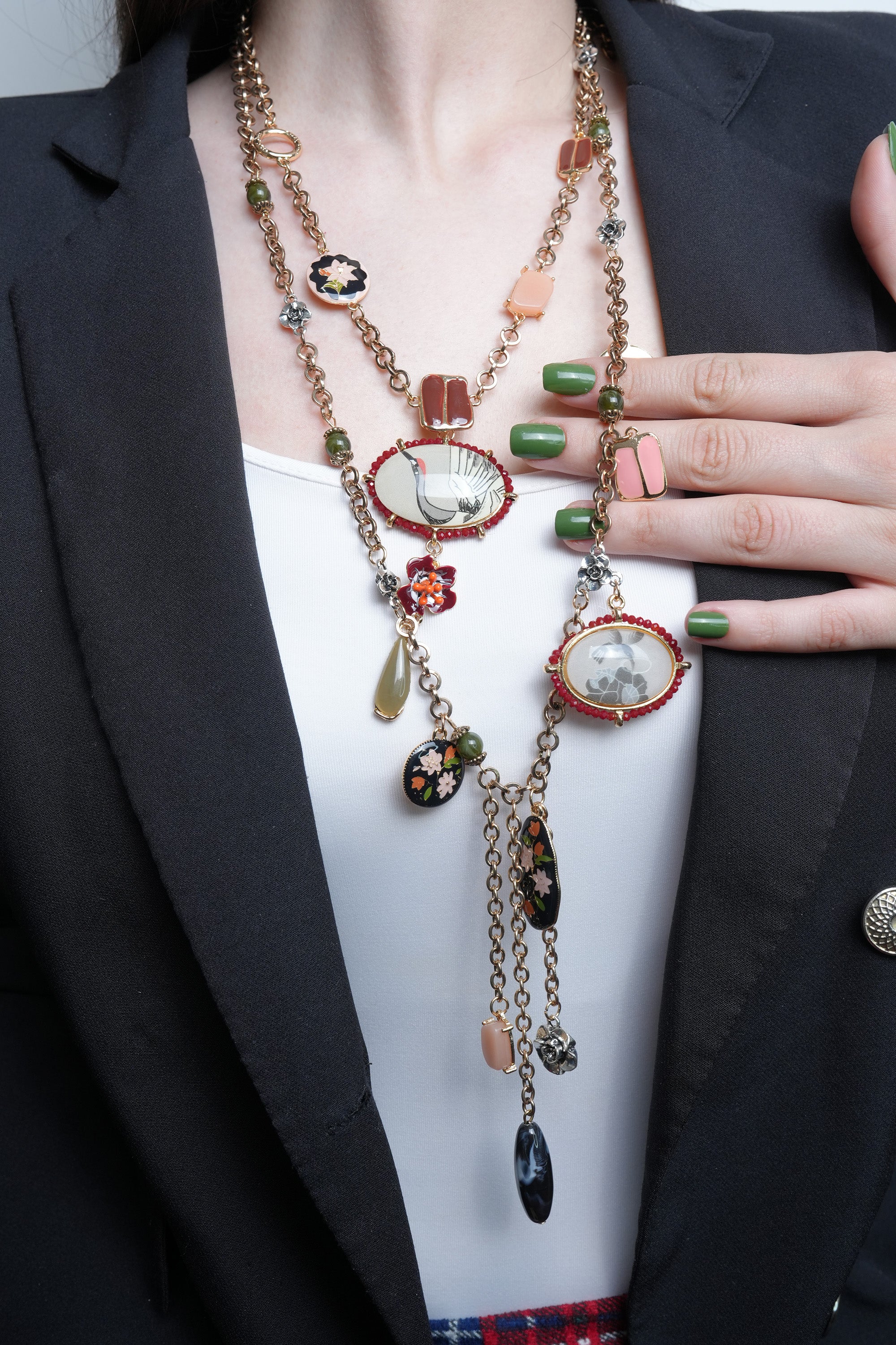 Renkli Anı ZR Model Kolye