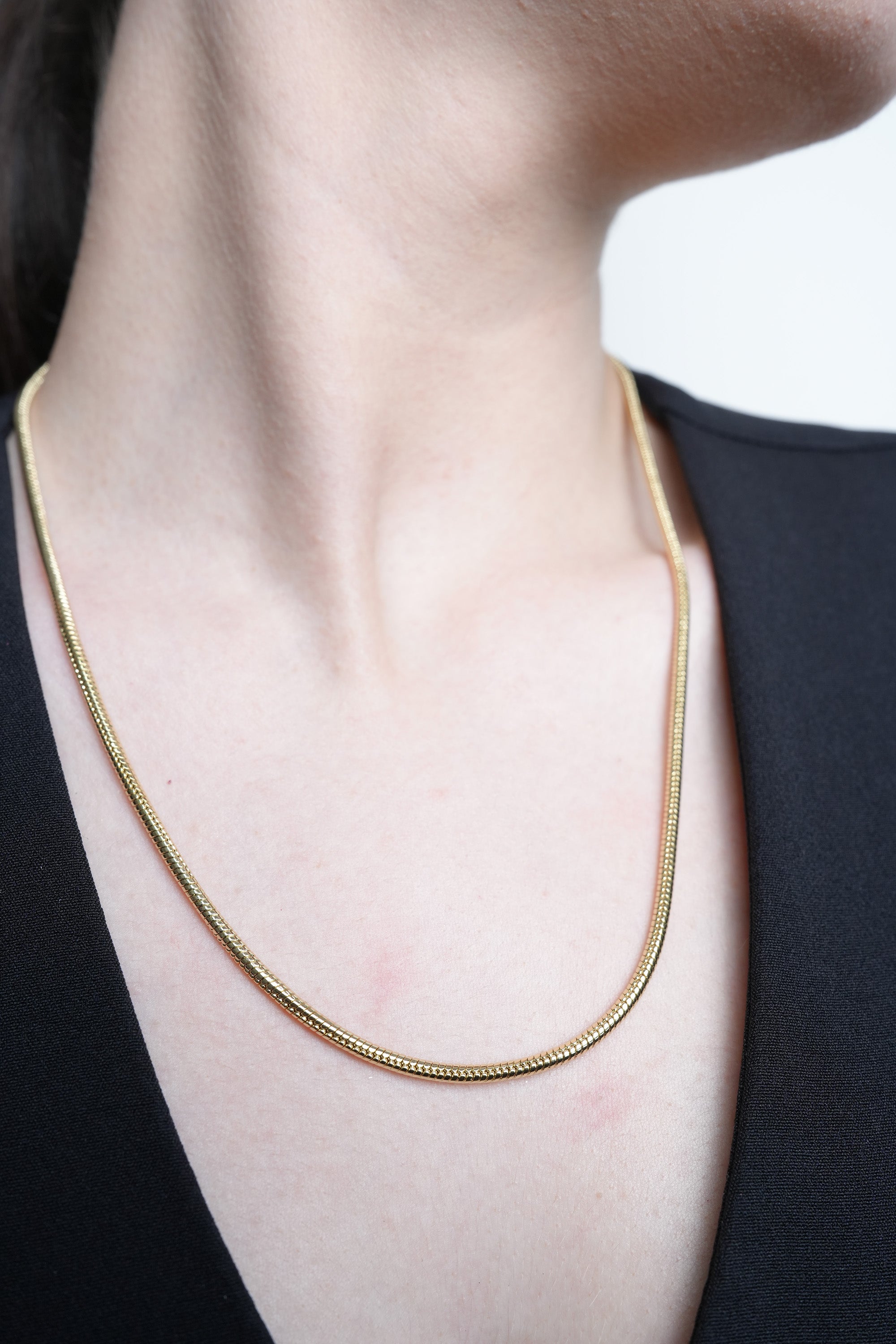 Duru Kıvrım Xuping Rodyum Kolye