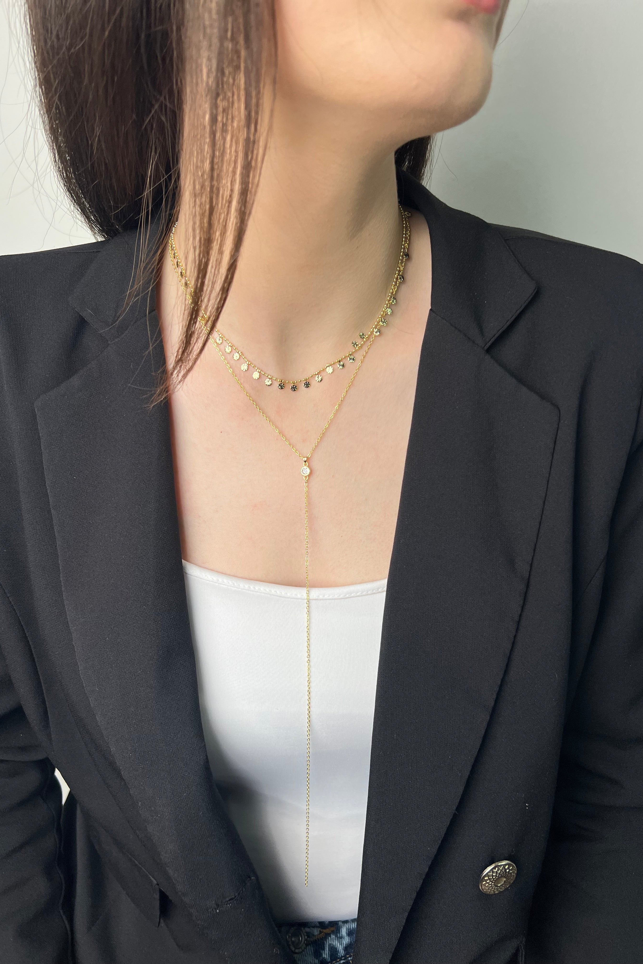 Nova Çiçek 14K Luxe Kolye