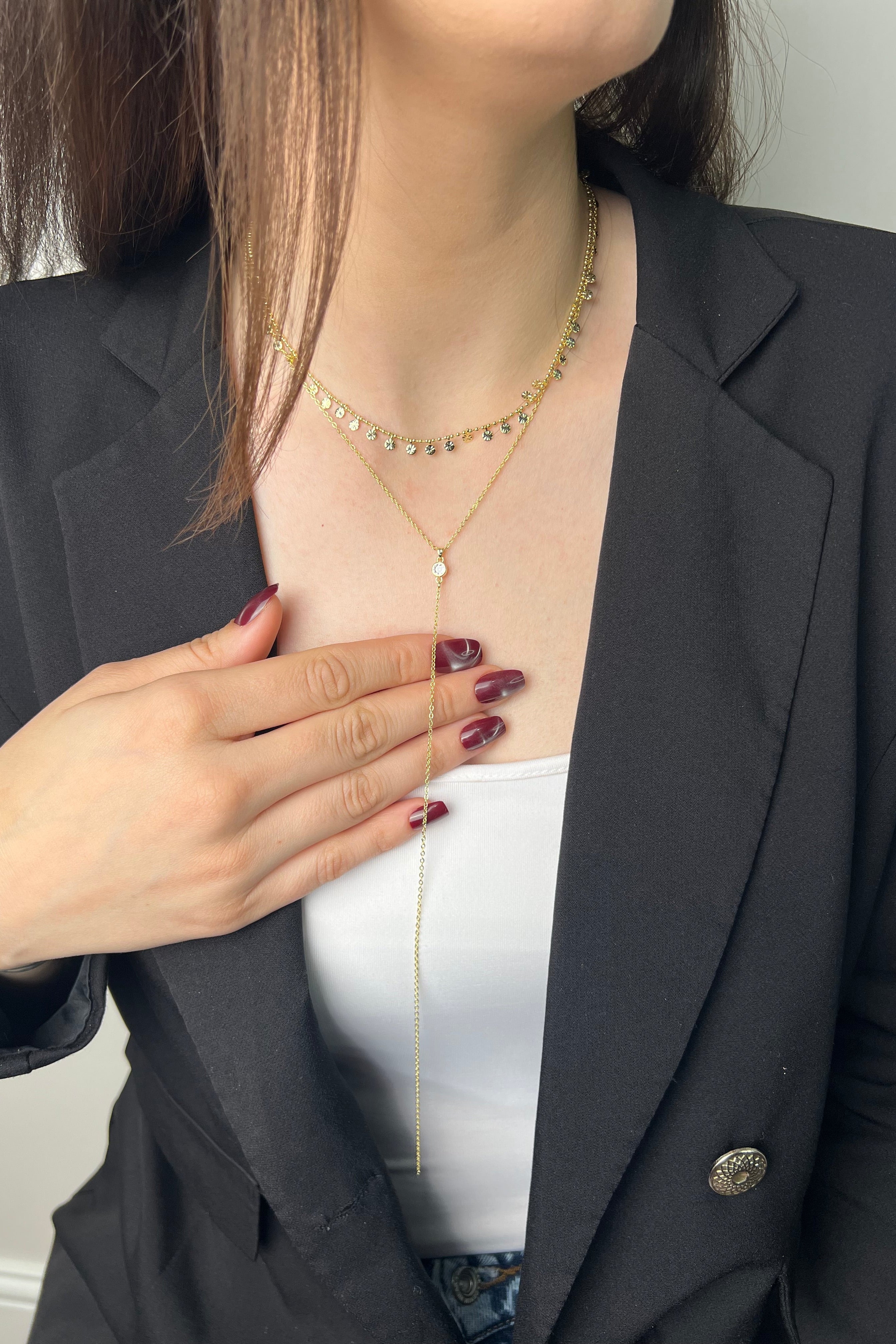 Nova Çiçek 14K Luxe Kolye