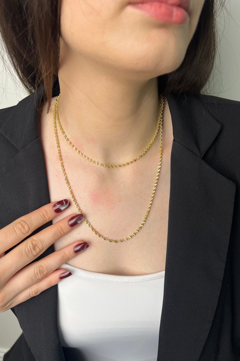 Aura Layer 14K Luxe Kolye