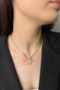 Prestij Yıldız 14K Luxe Kolye