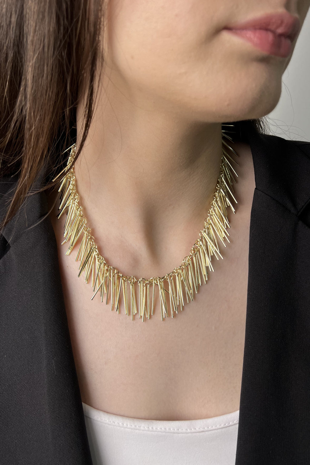 Altın Akış 14K Luxe Kolye