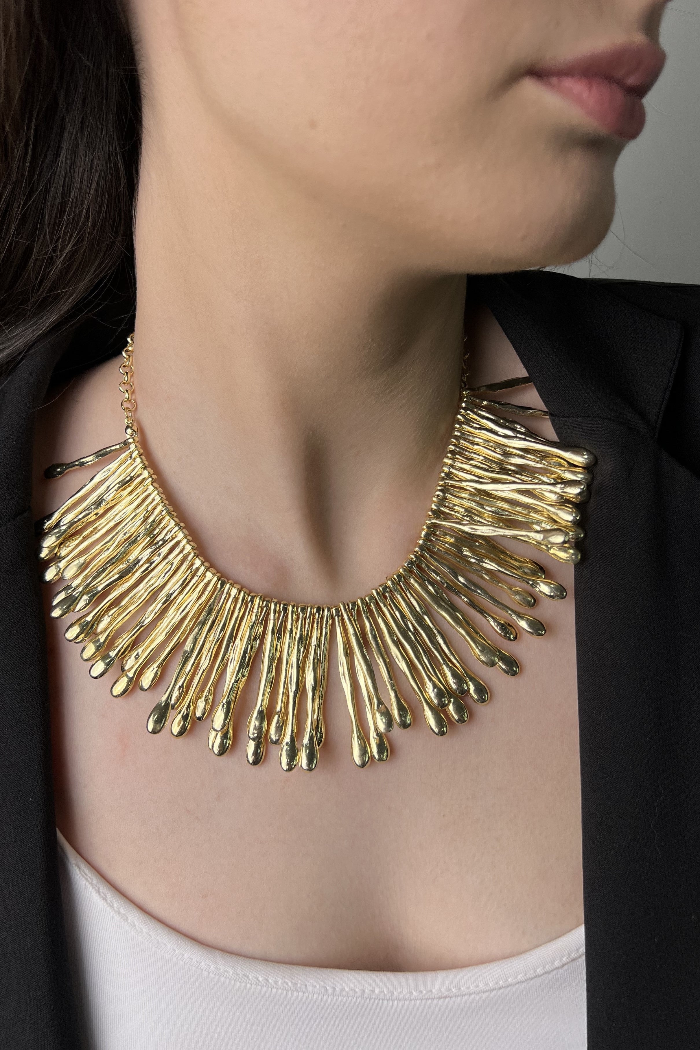 Altın Odak 14K Luxe Kolye