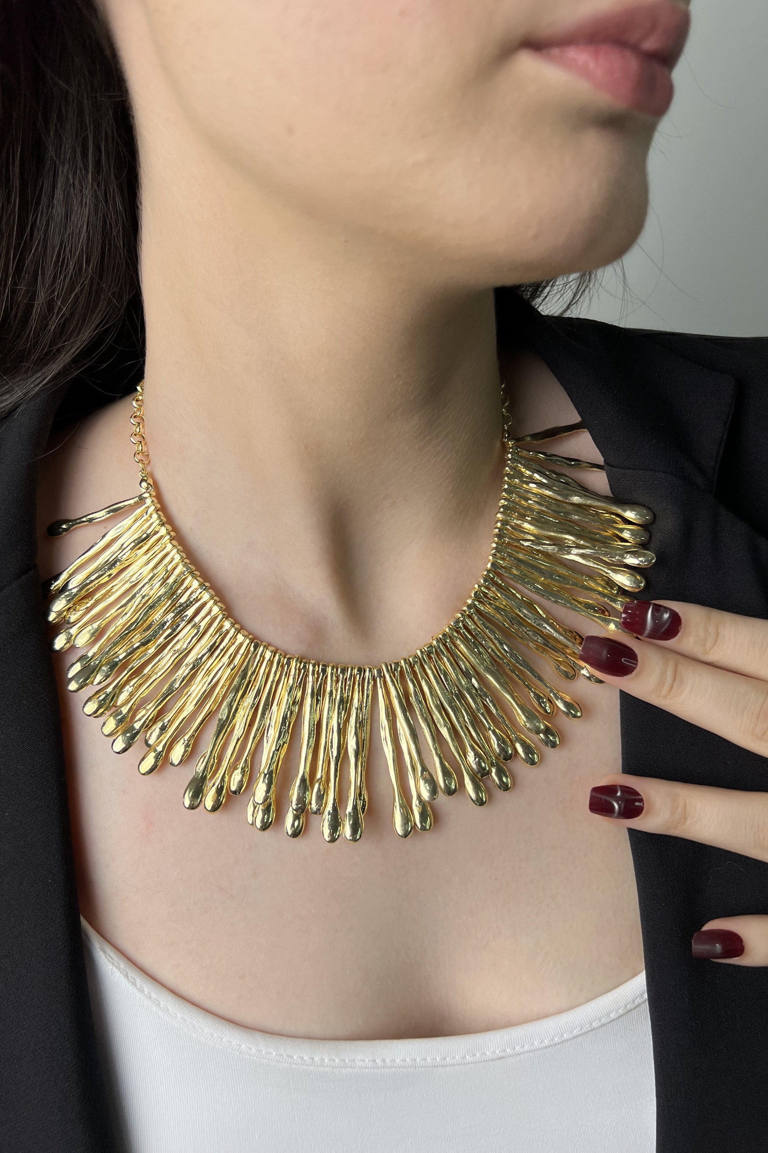 Altın Odak 14K Luxe Kolye