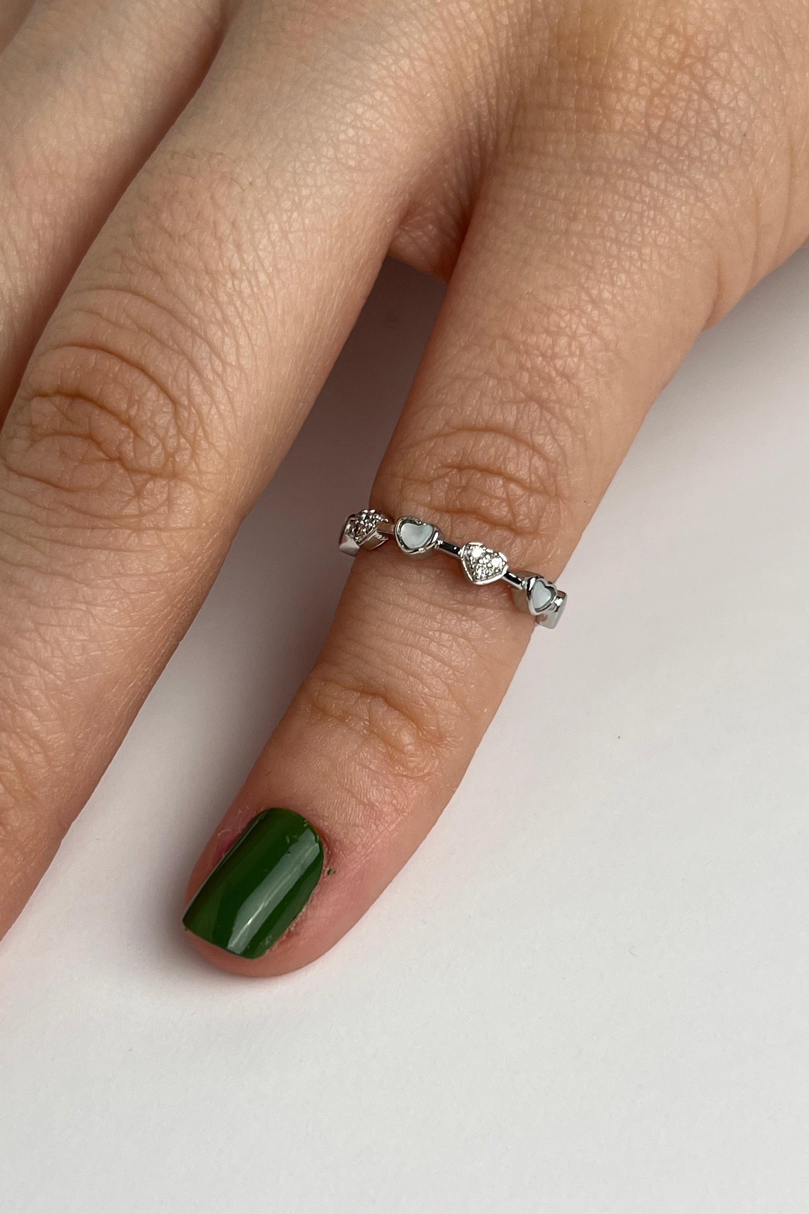 Aşk Hattı Eklem Stainless Yüzük