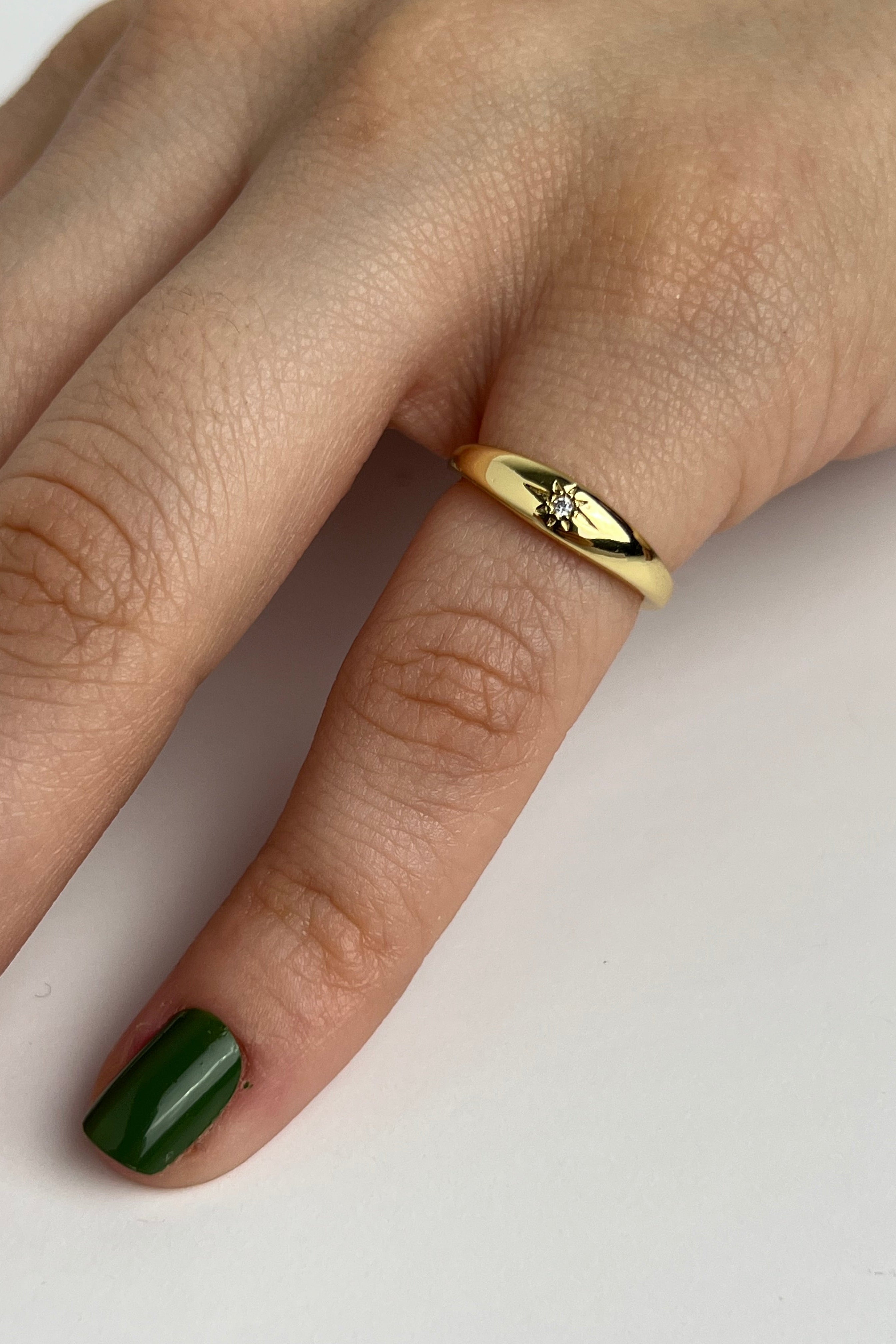 Kutup Yıldızı Eklem Stainless Yüzük