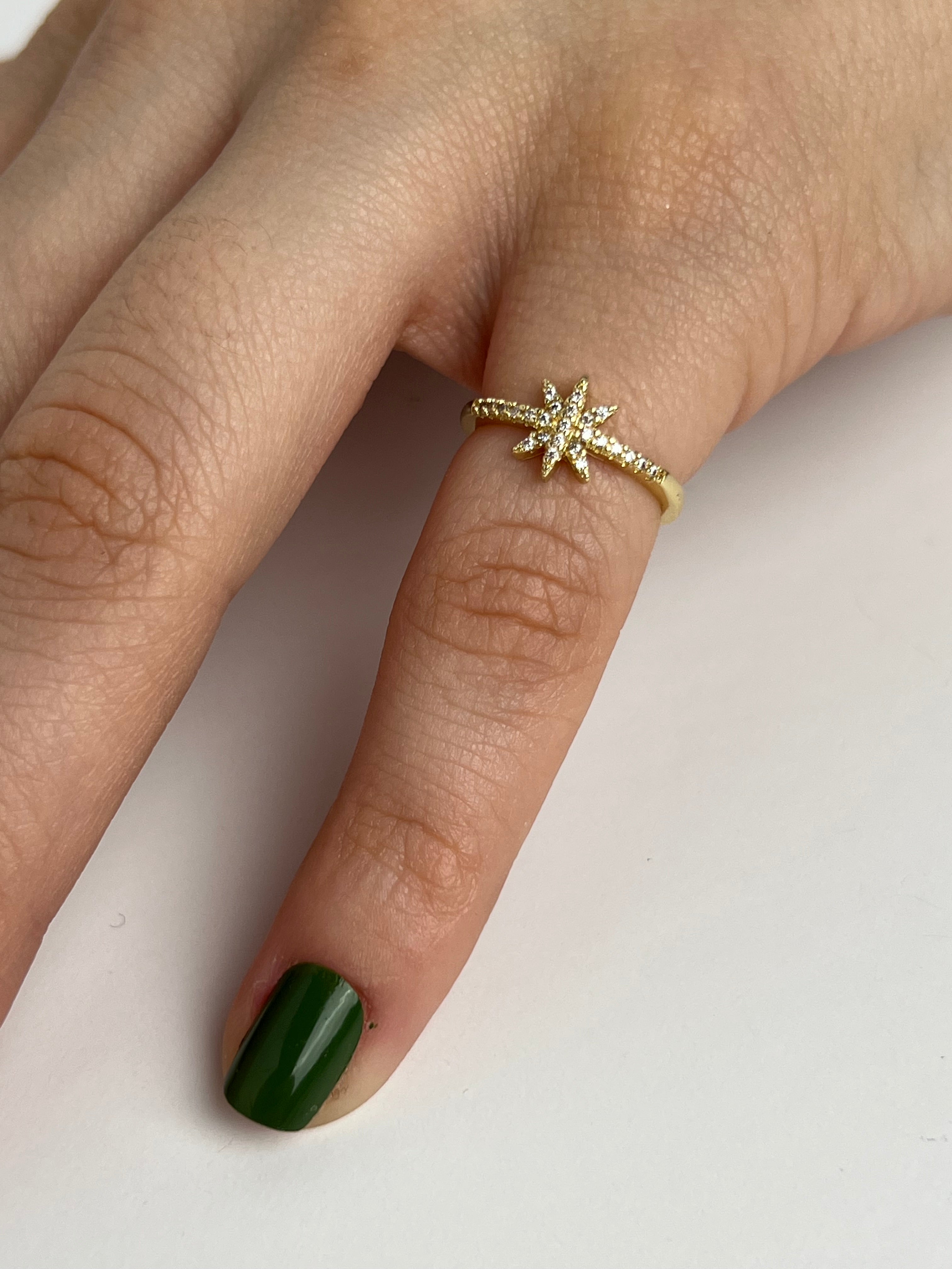 Kuzey Yıldızı Eklem Stainless Yüzük