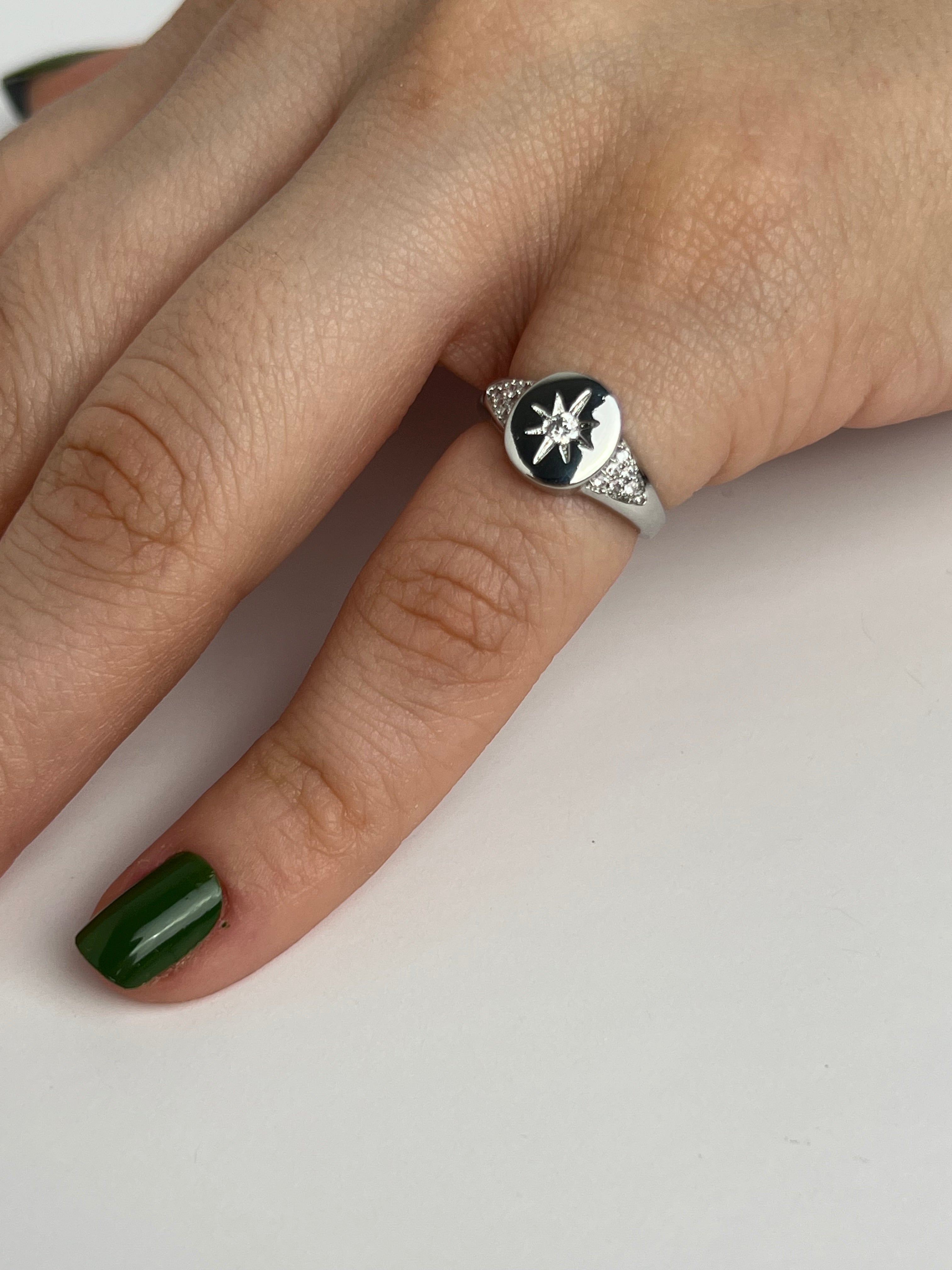 Yıldız Mührü Eklem Stainless Yüzük