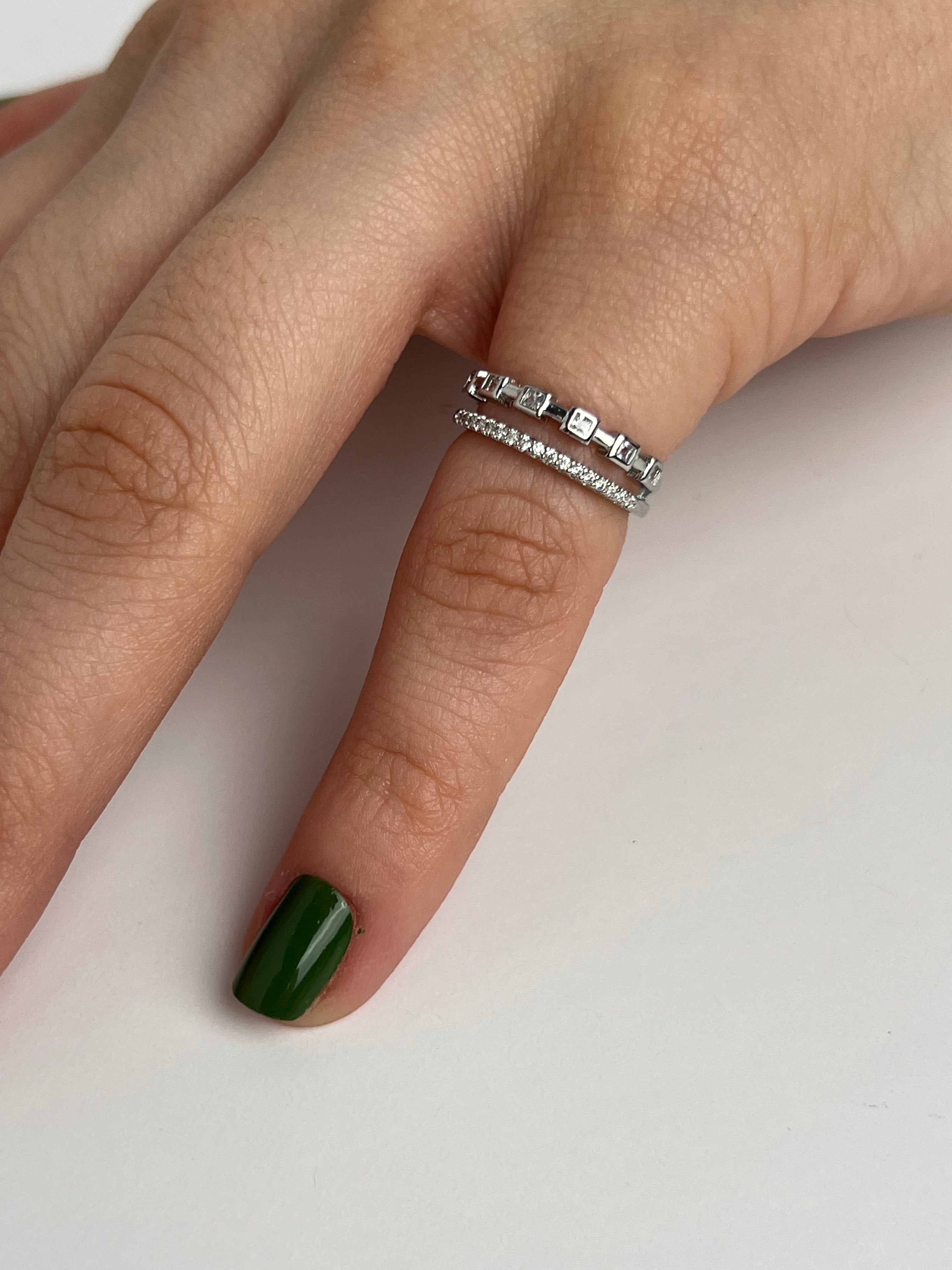 Şehir Çizgisi Eklem Stainless Yüzük