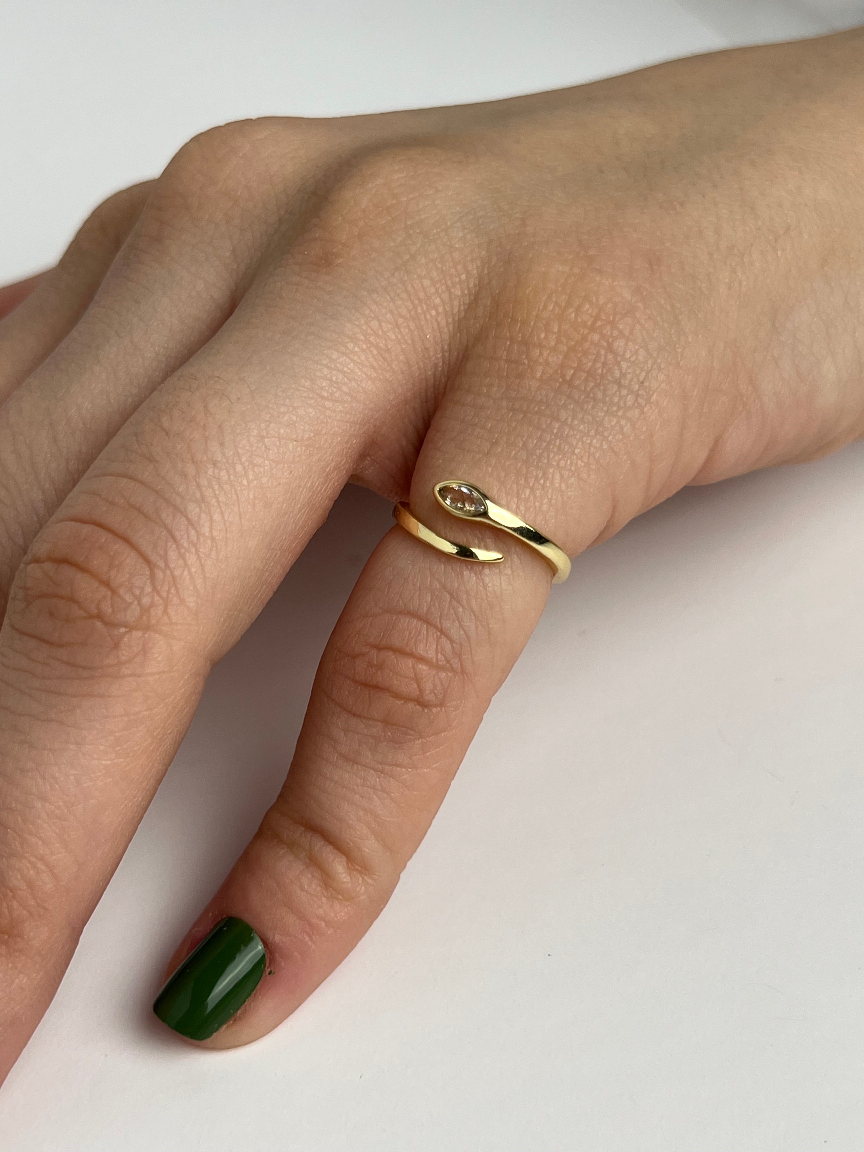 Yılan Gözü Eklem Stainless Yüzük