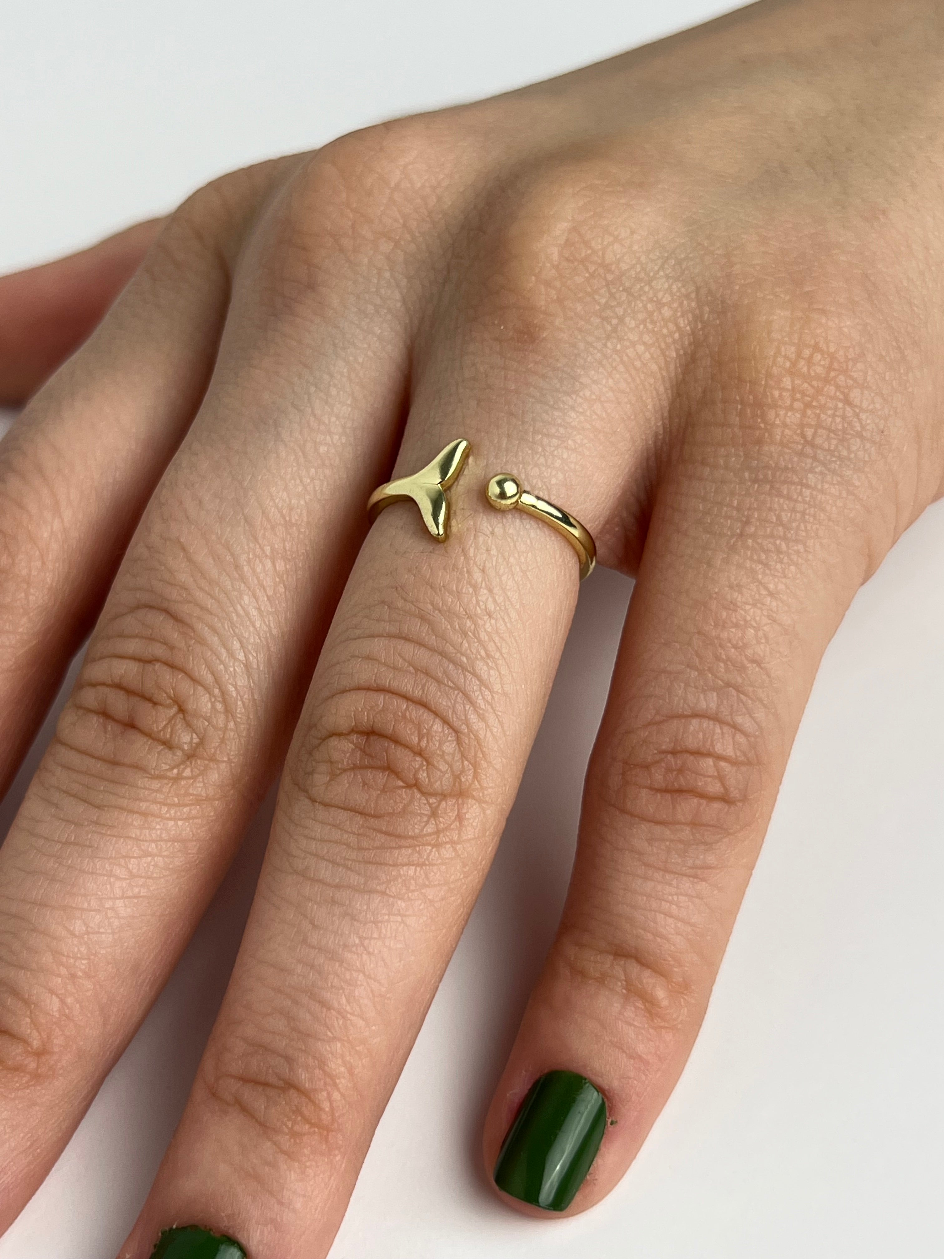 Deniz Kuyruğu Eklem Stainless Yüzük