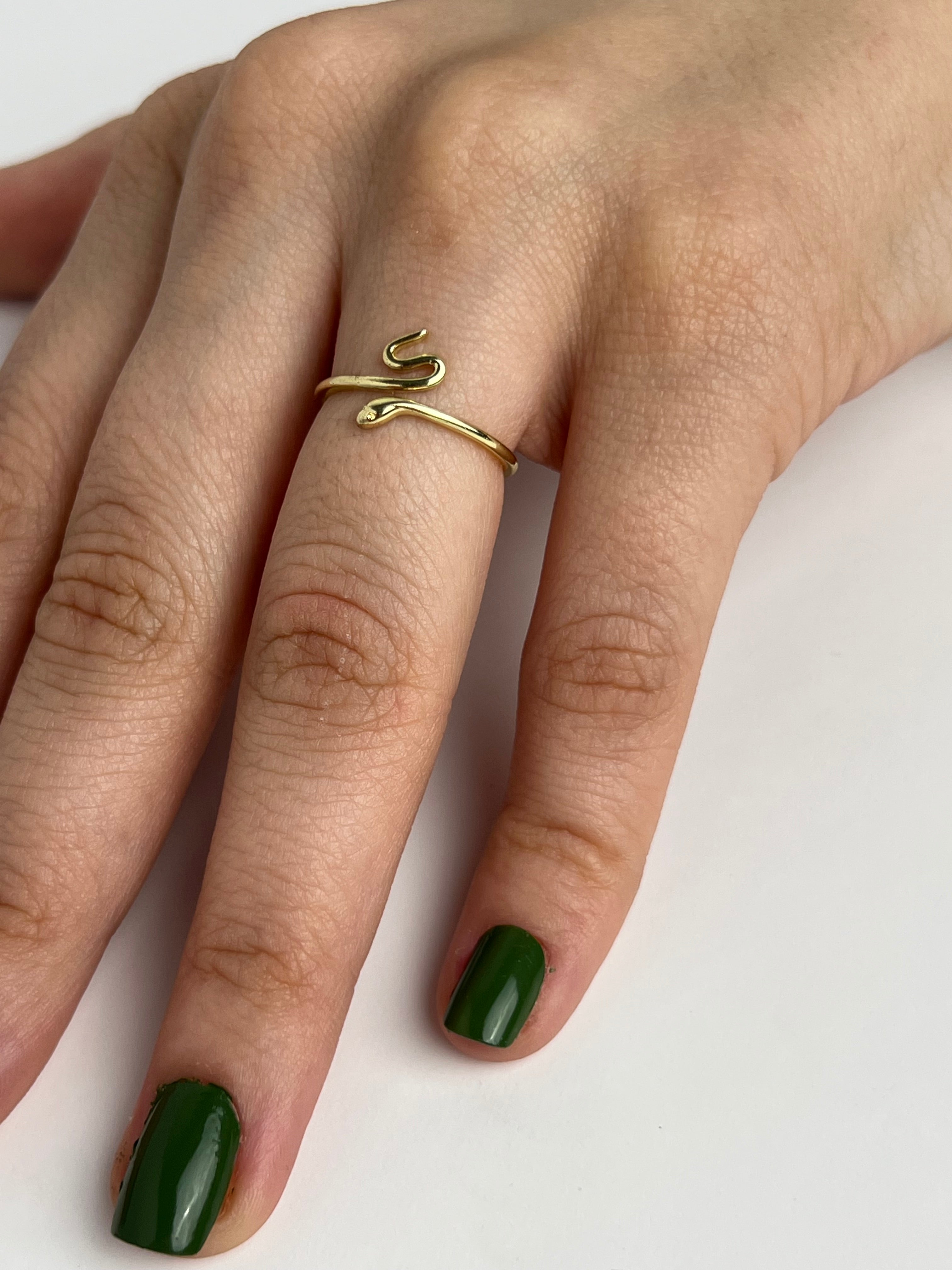 Yılan Yolu Eklem Stainless Yüzük