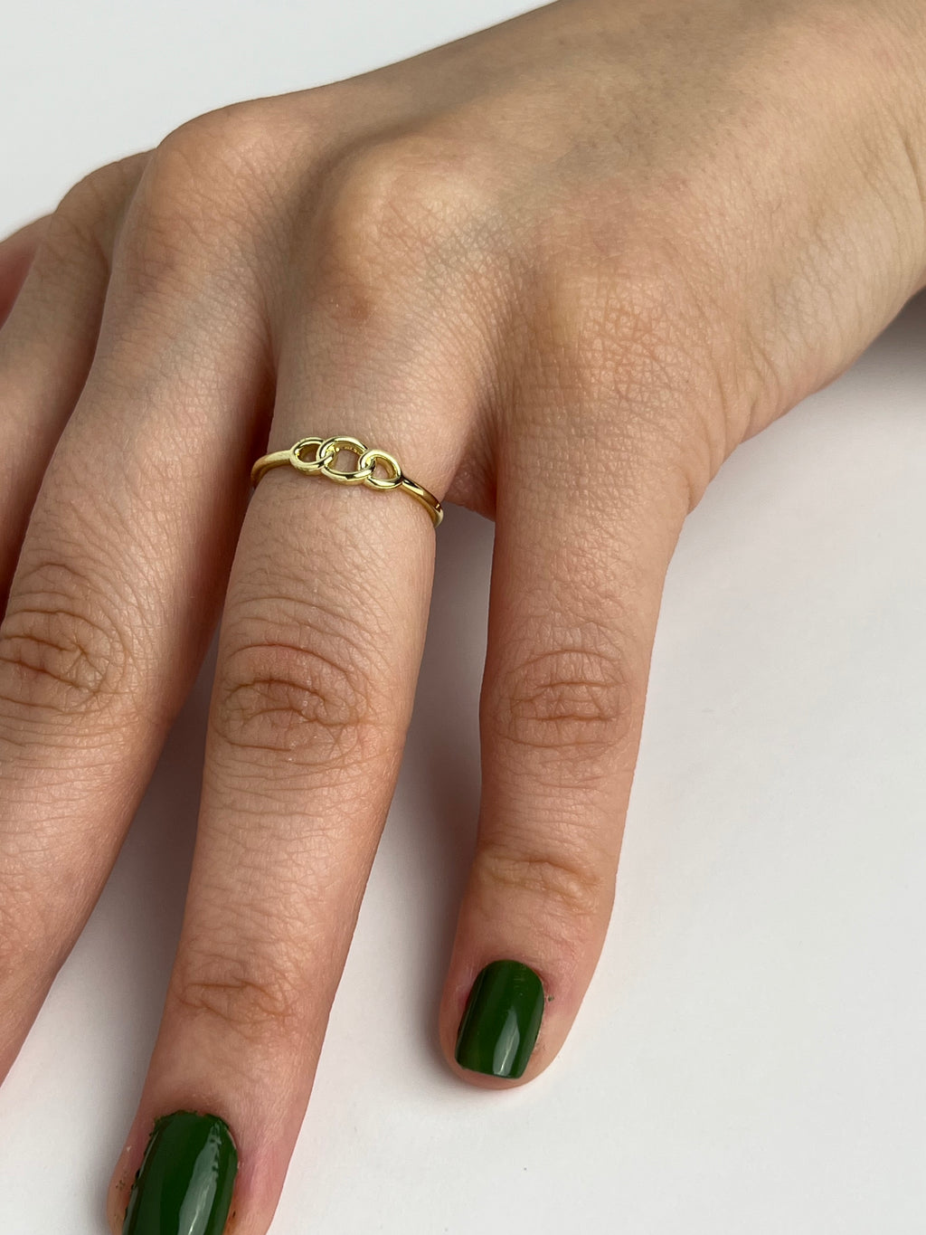 Üçlü Bağ Eklem Stainless Yüzük