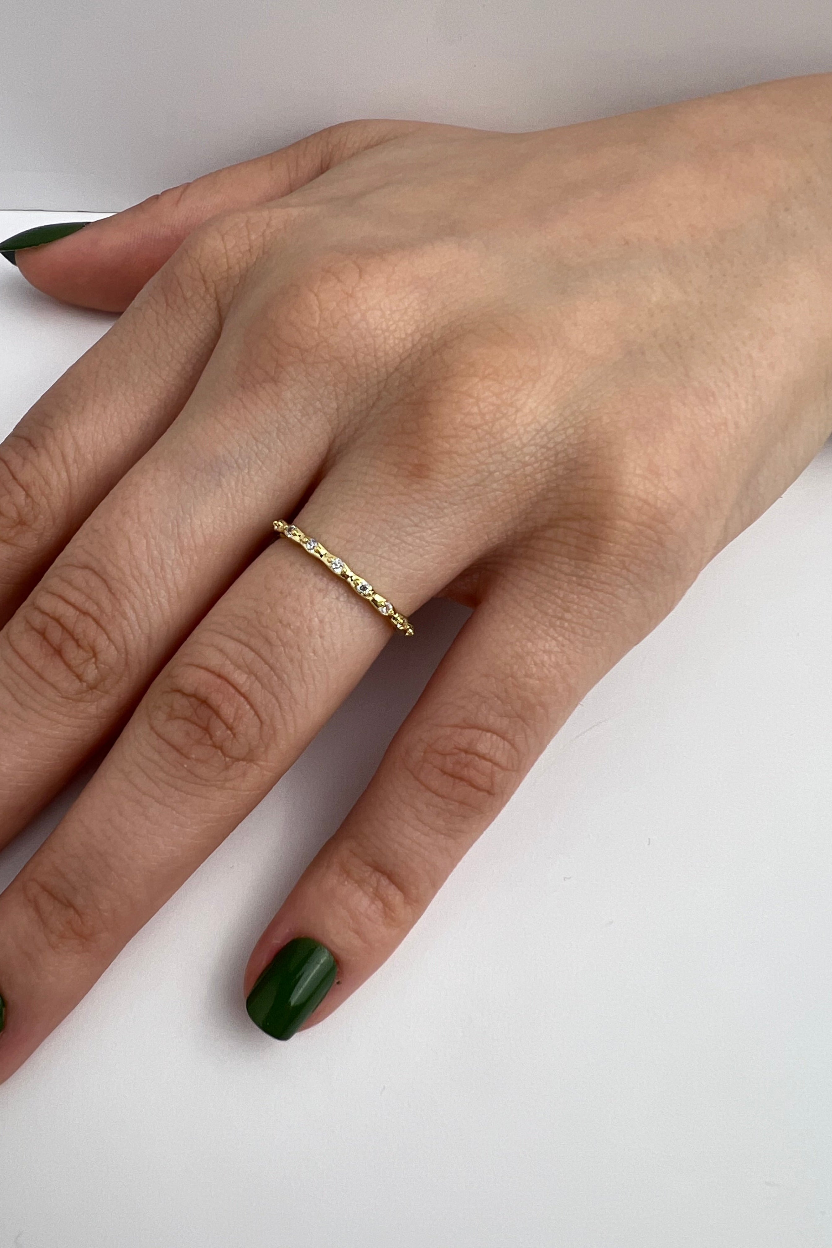 Ay Izi Eklem Stainless Yüzük