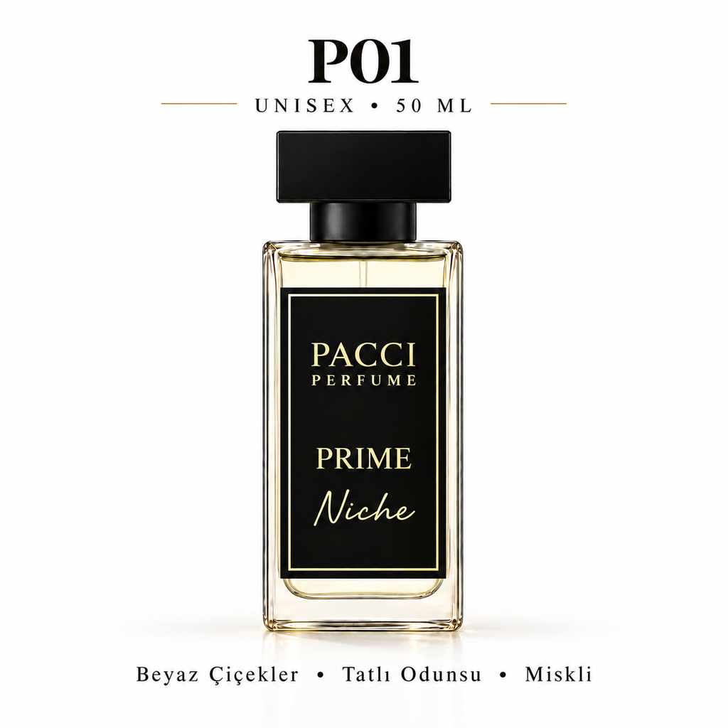 PACCI P01 Niche Unisex Parfüm 50 ML – Çiçeksi • Odunsu • Amber