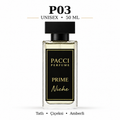 PACCI P03 Niche Unisex Parfüm 50 ML – Çiçeksi • Gurme • Amber